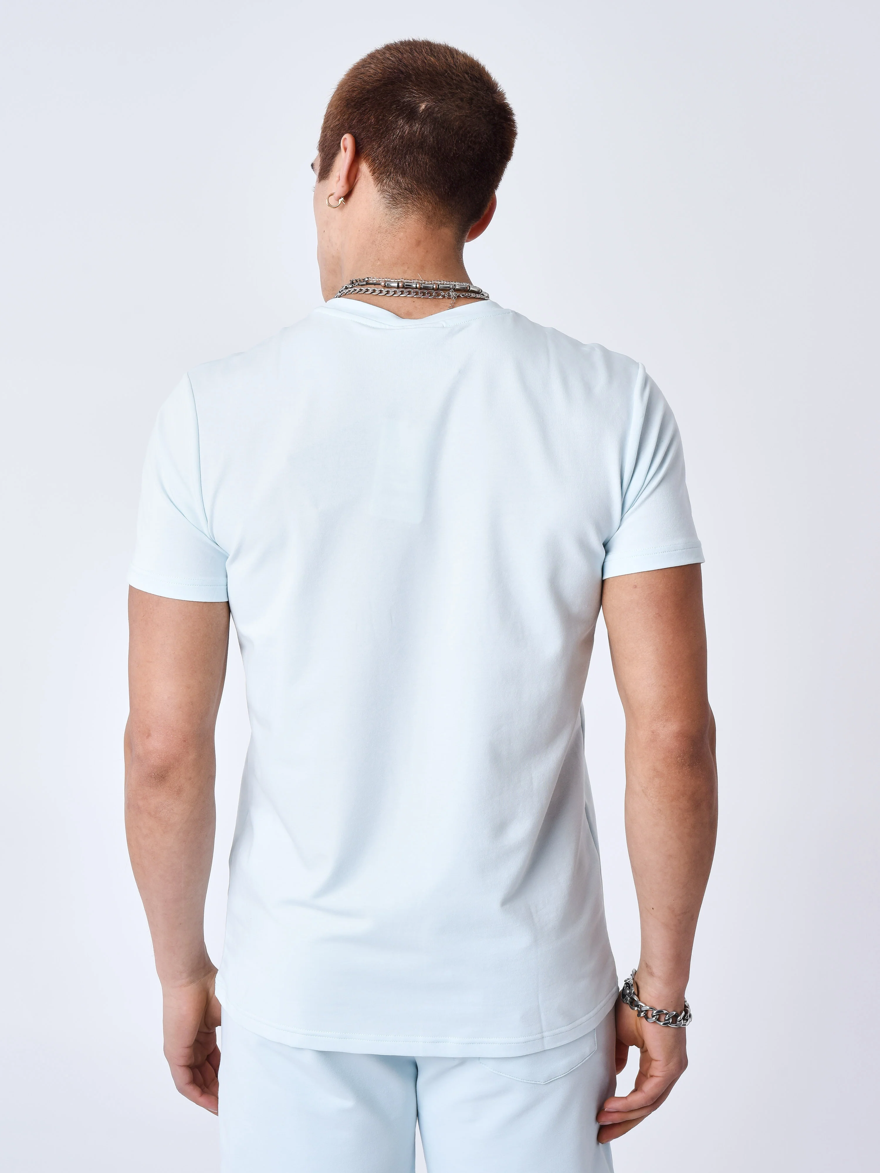 T-shirt basic broderie Signature - Image 7