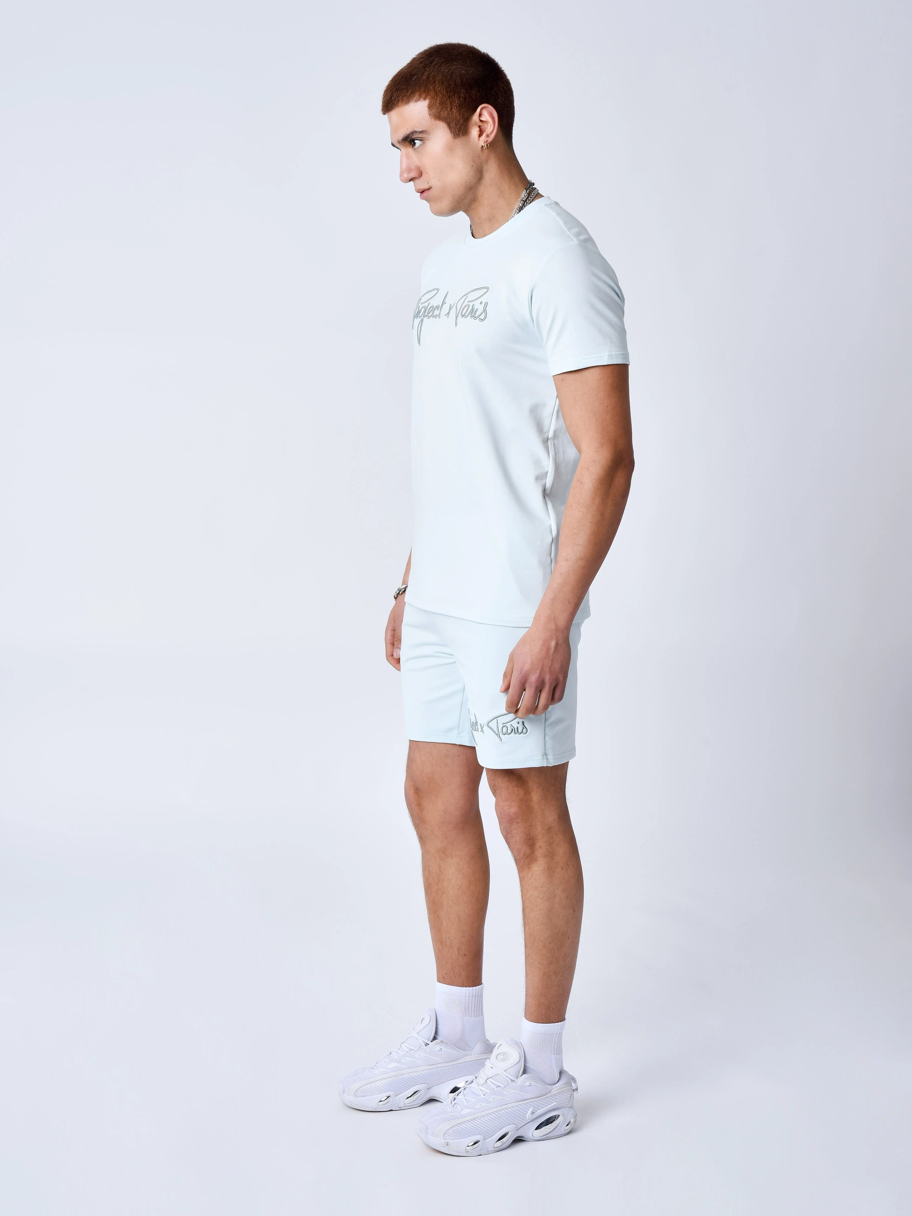 T-shirt basic broderie Signature - Image 8