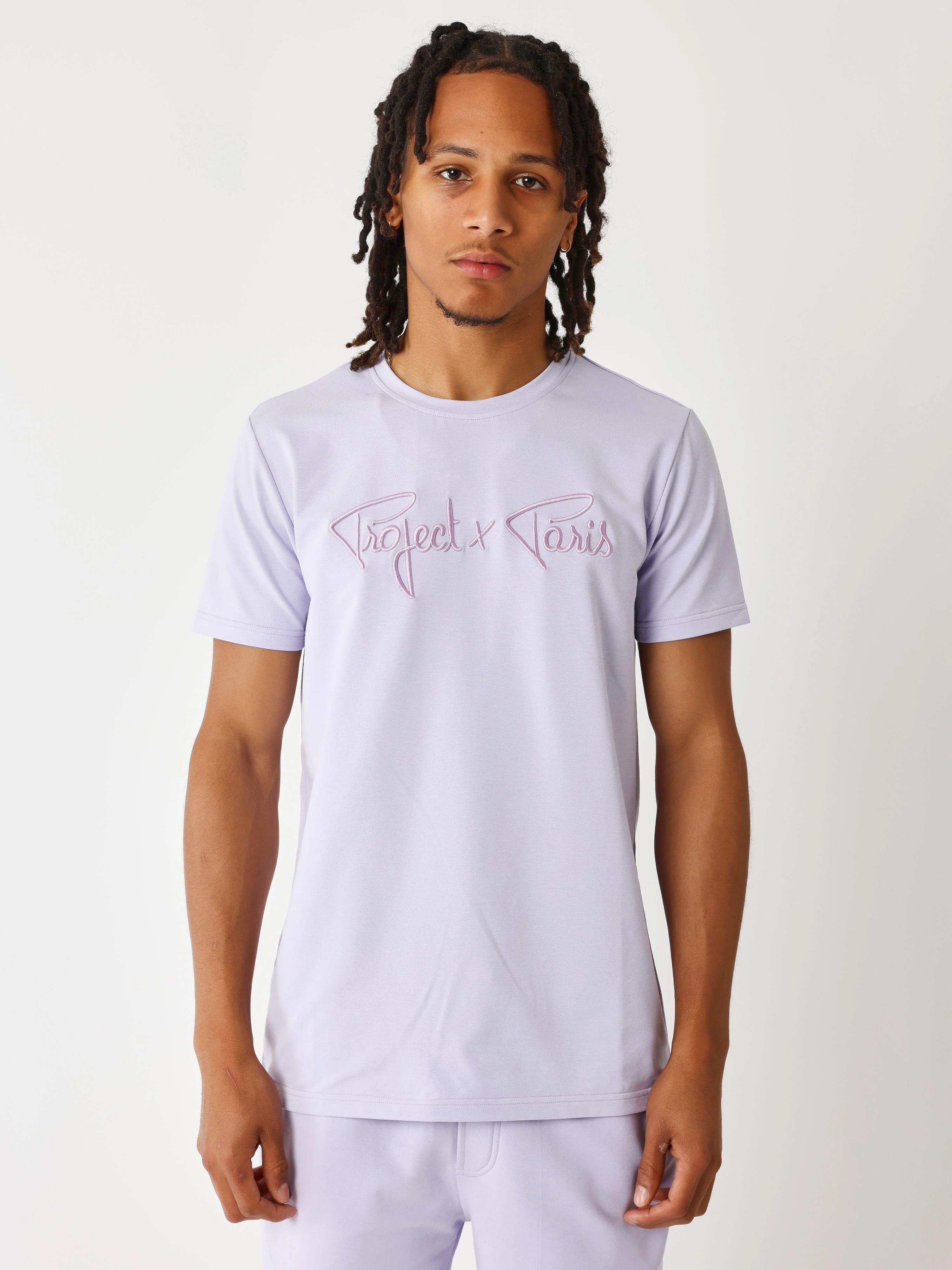 T-shirt basic broderie Signature