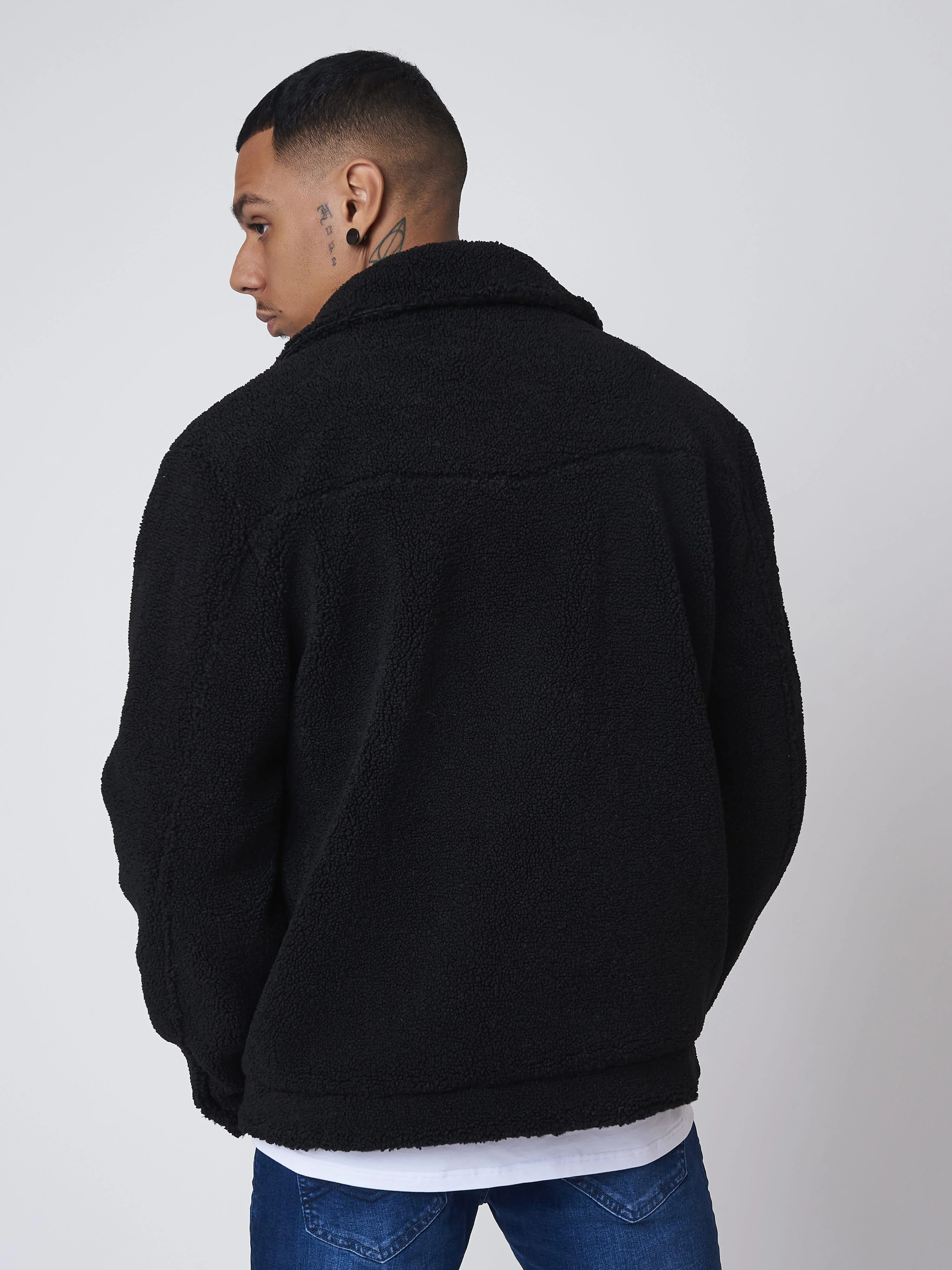 Veste effet laine peau de mouton - Image 5