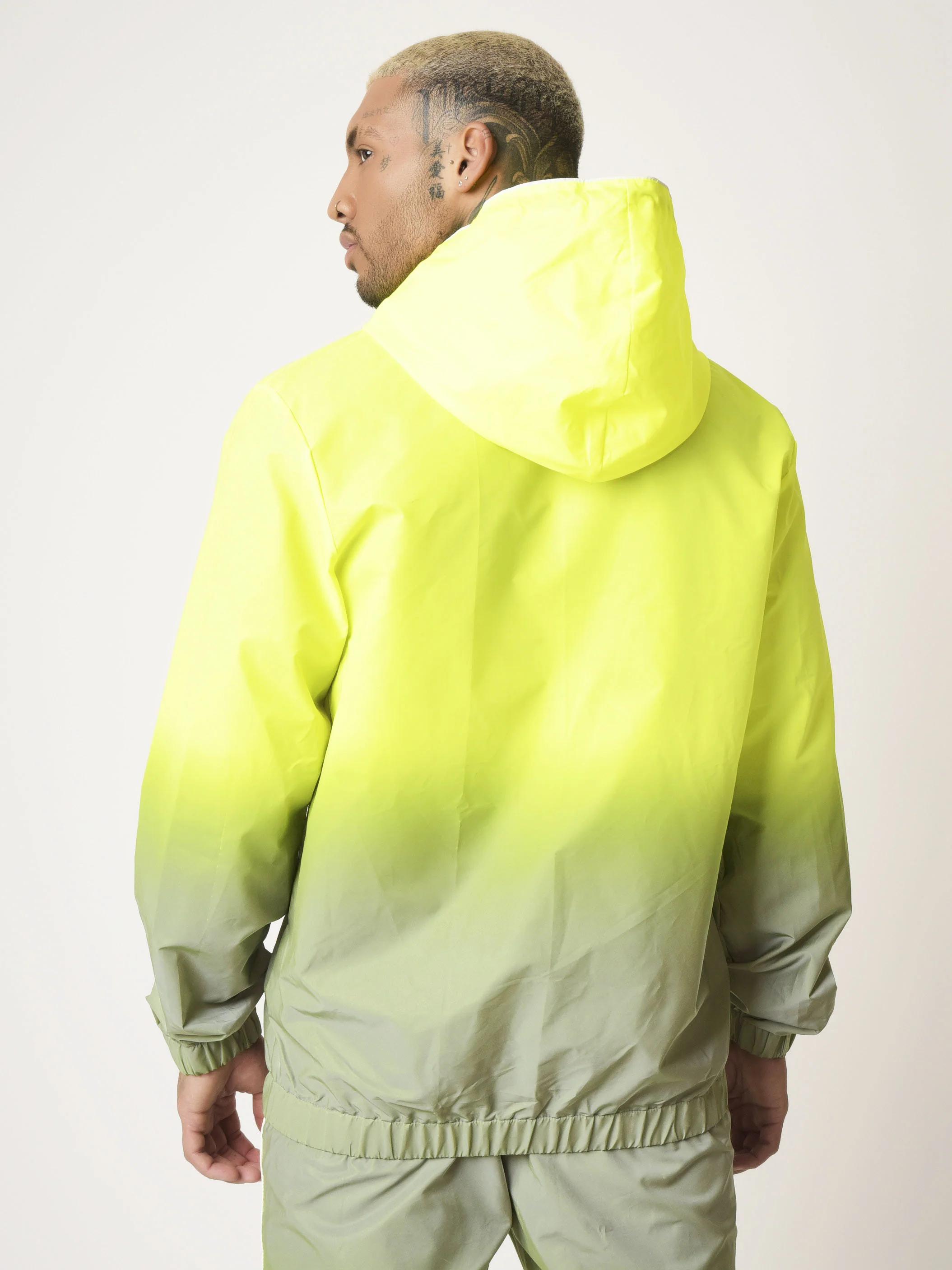 Veste à capuche dégradé réfléchissante - Image 4