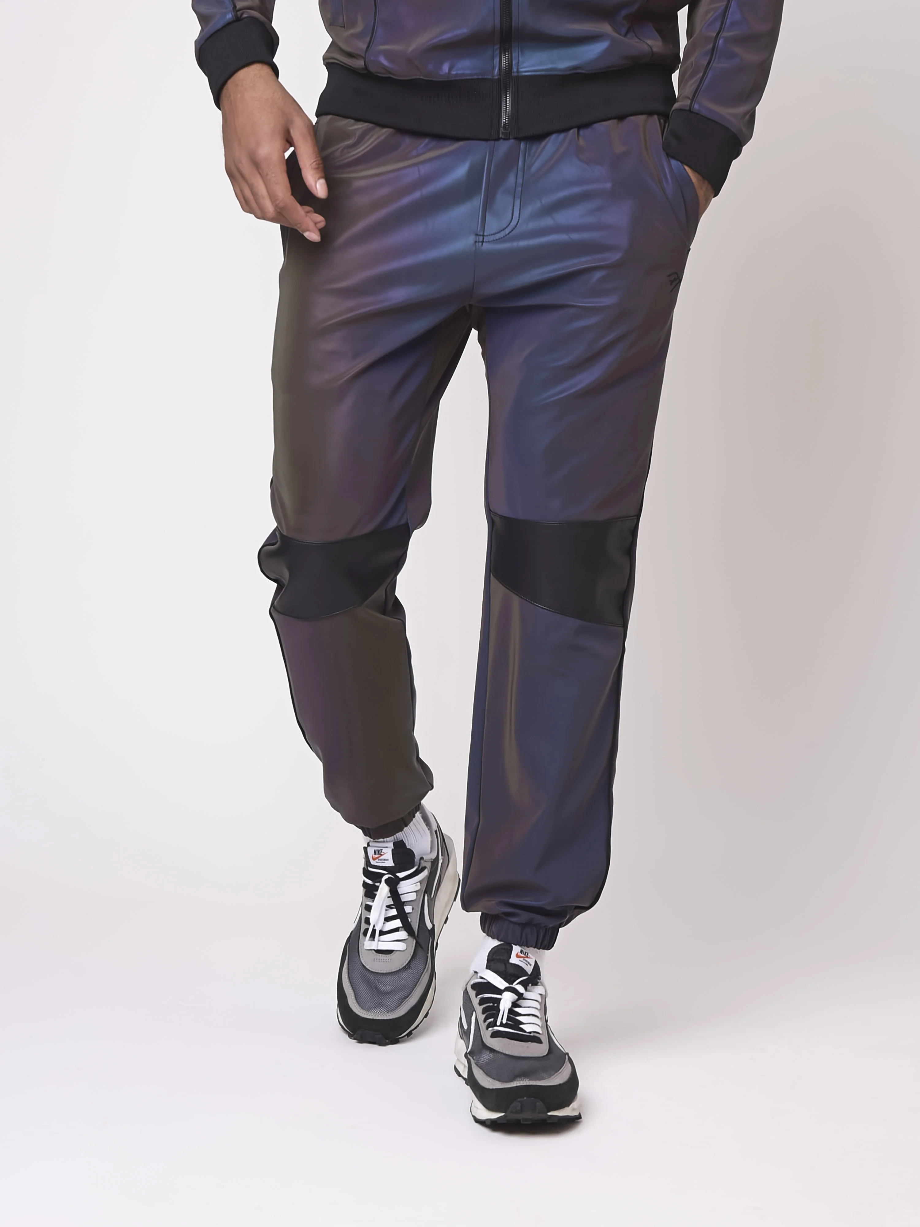 Pantalon empiècement reflect