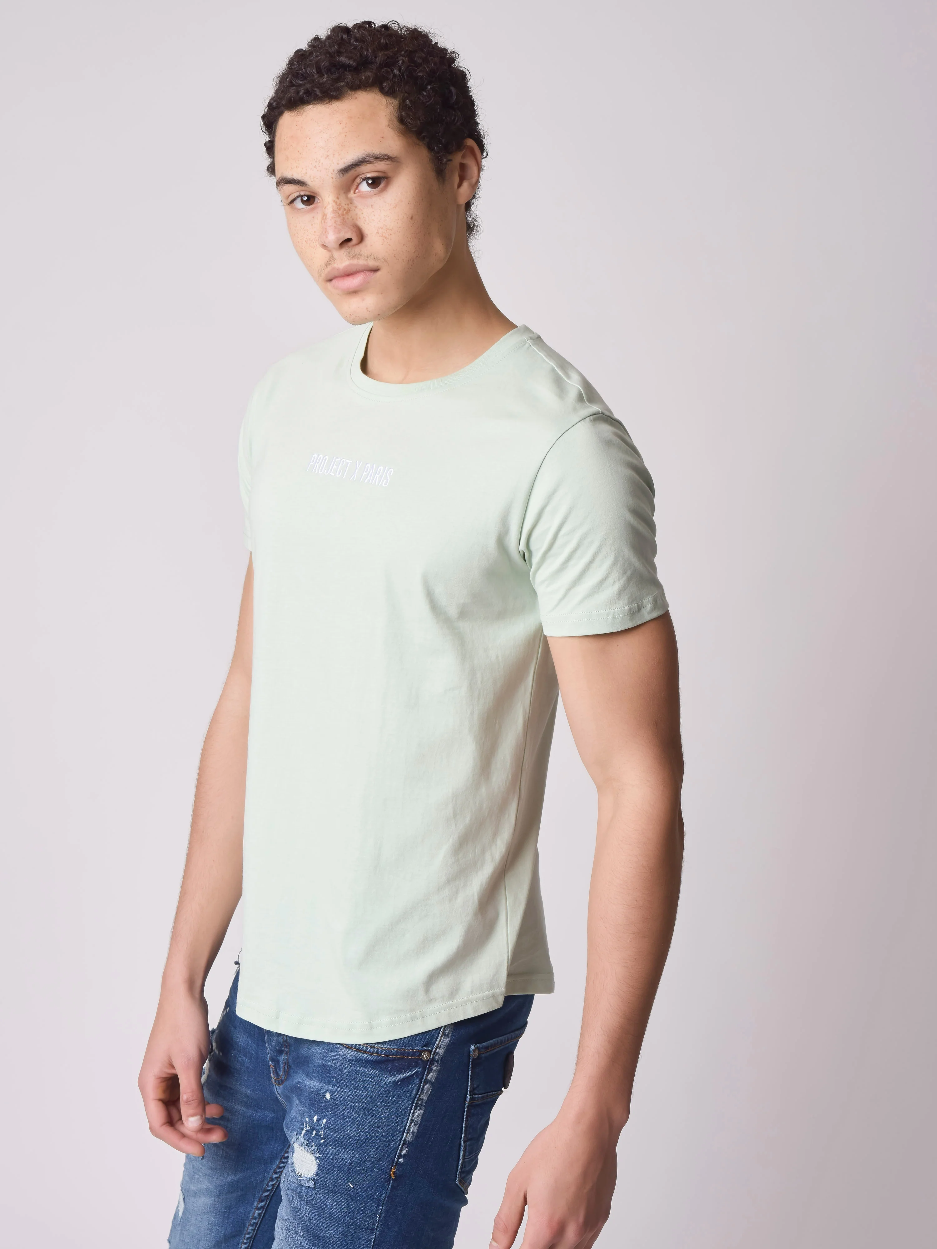 T-shirt basic broderie logo - Image 3