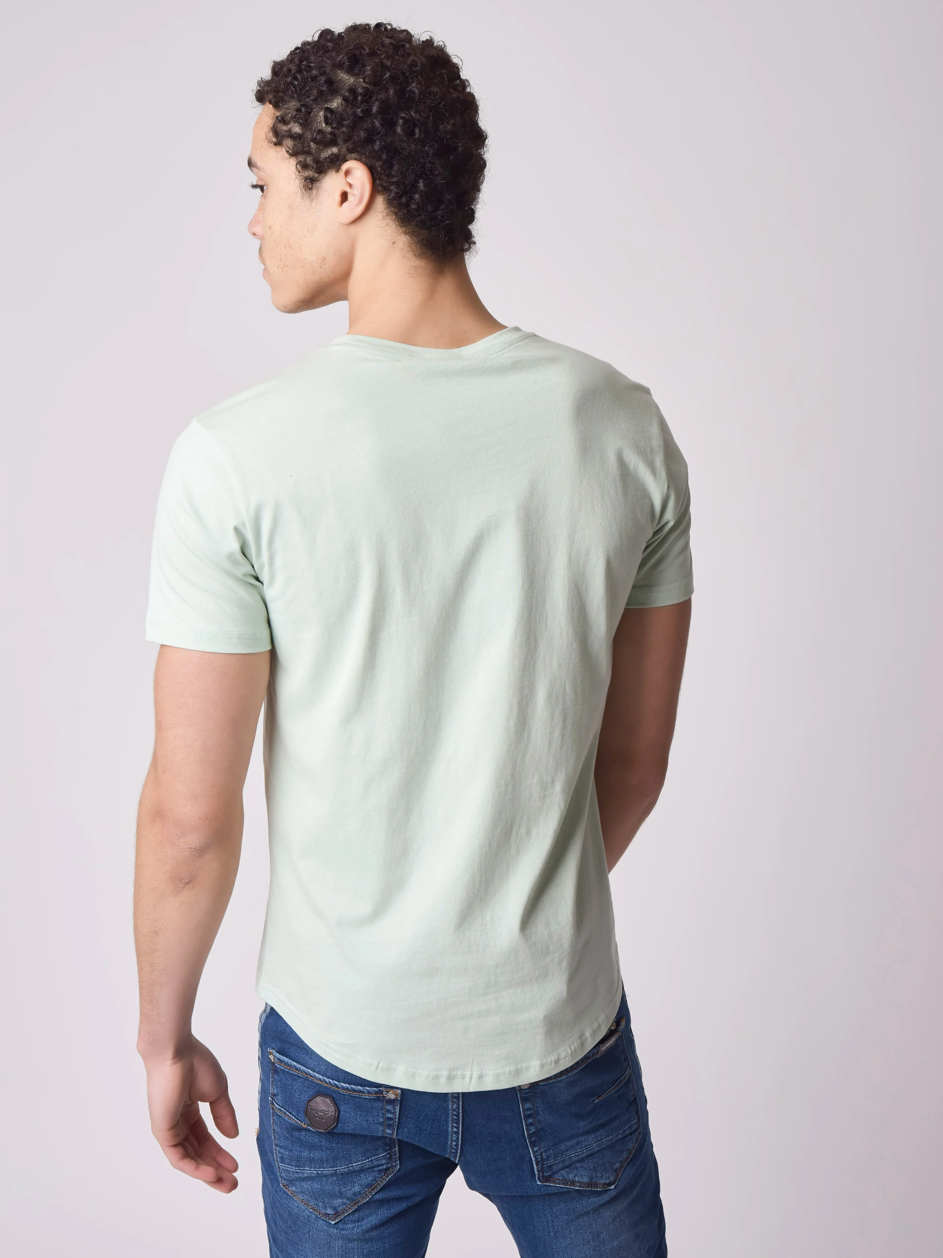 T-shirt basic broderie logo - Image 4