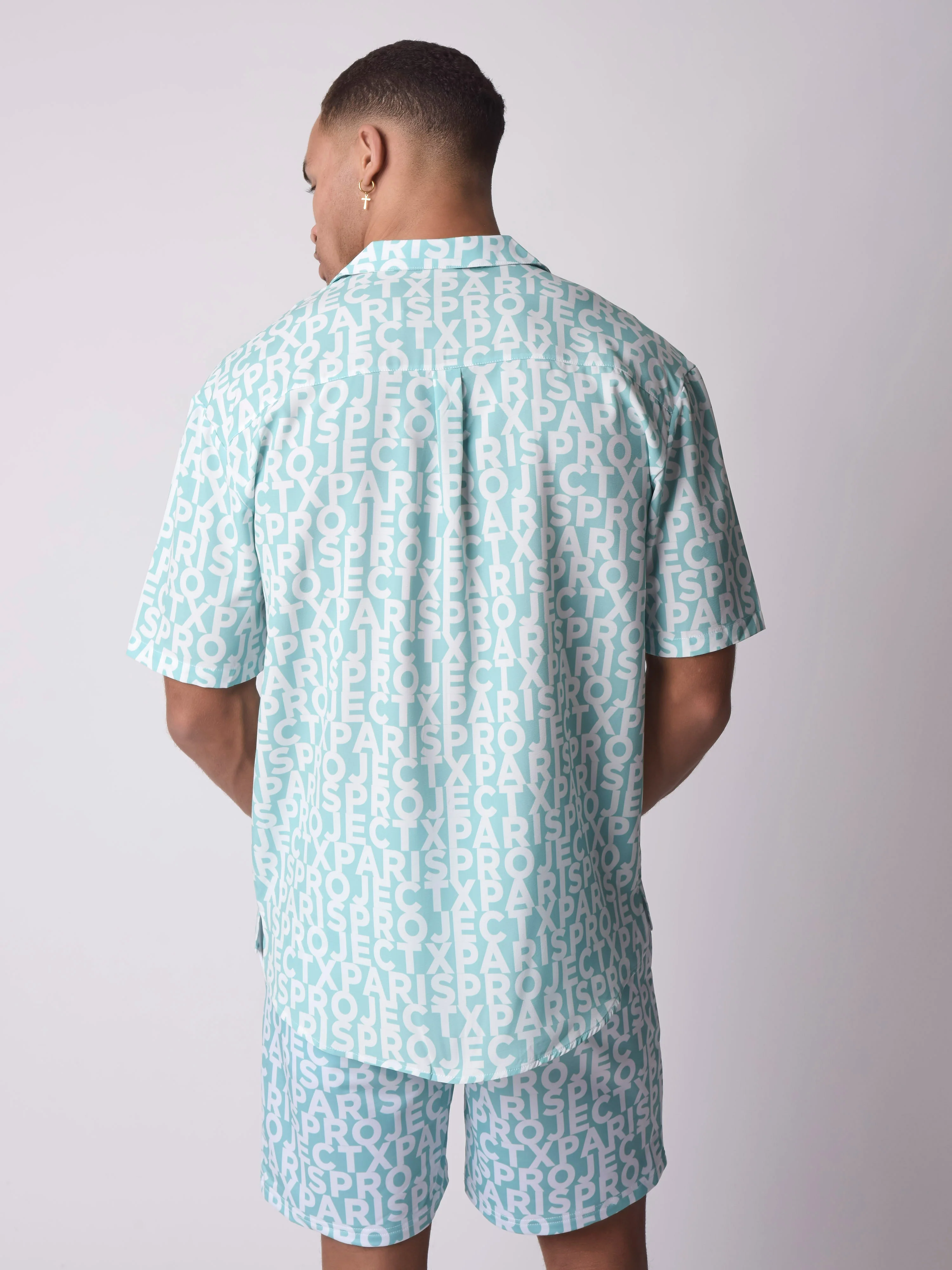 Chemise manches courtes full logo - Image 4