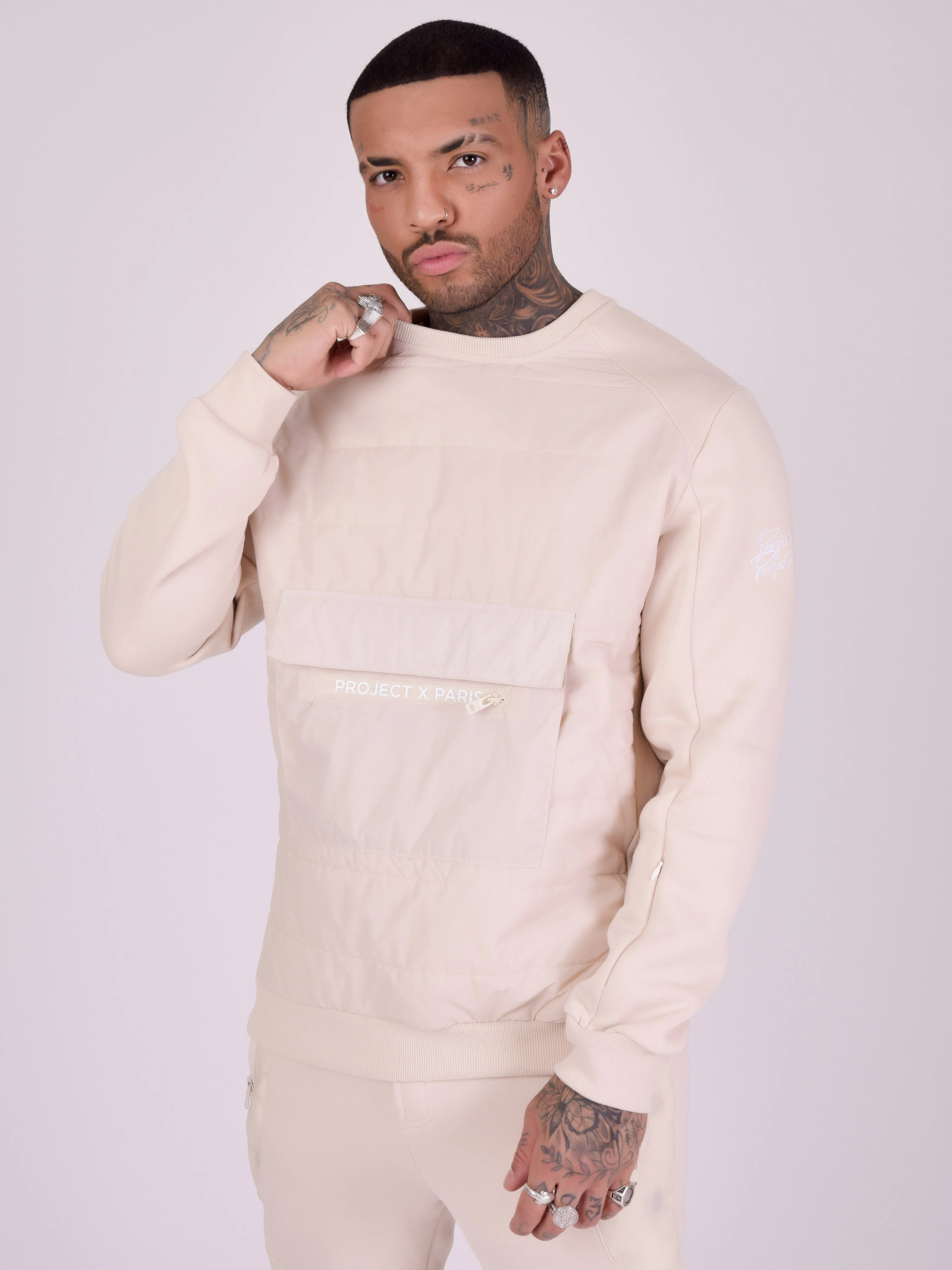 Sweat matelassage avec poche - Image 3