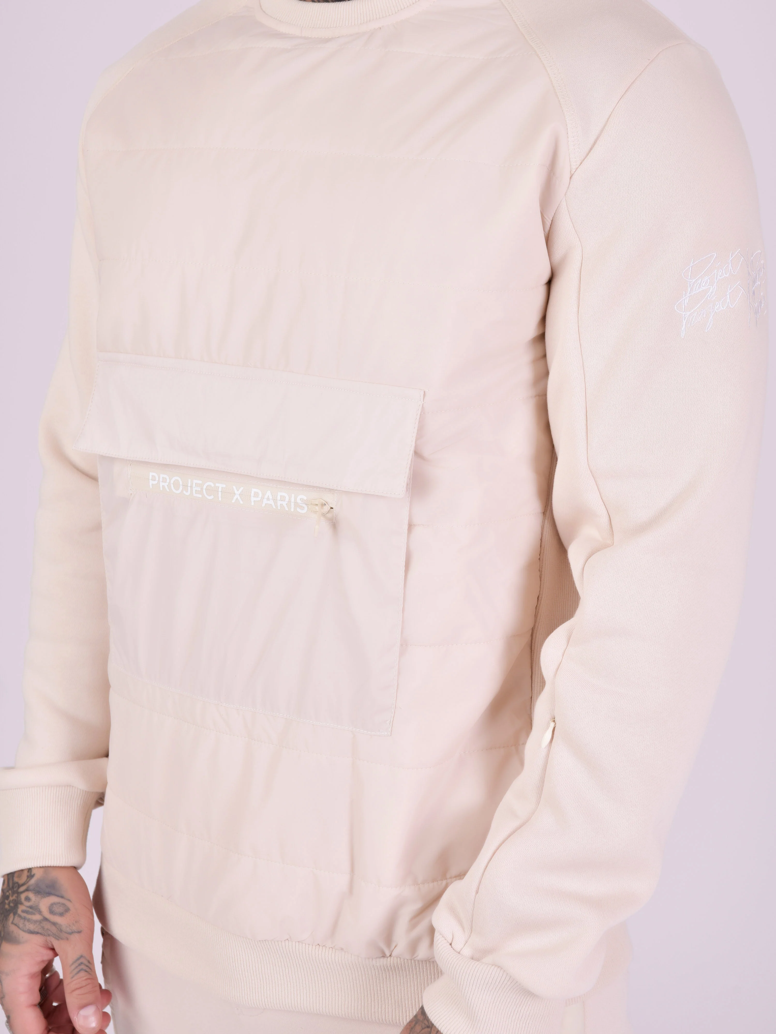 Sweat matelassage avec poche - Image 6