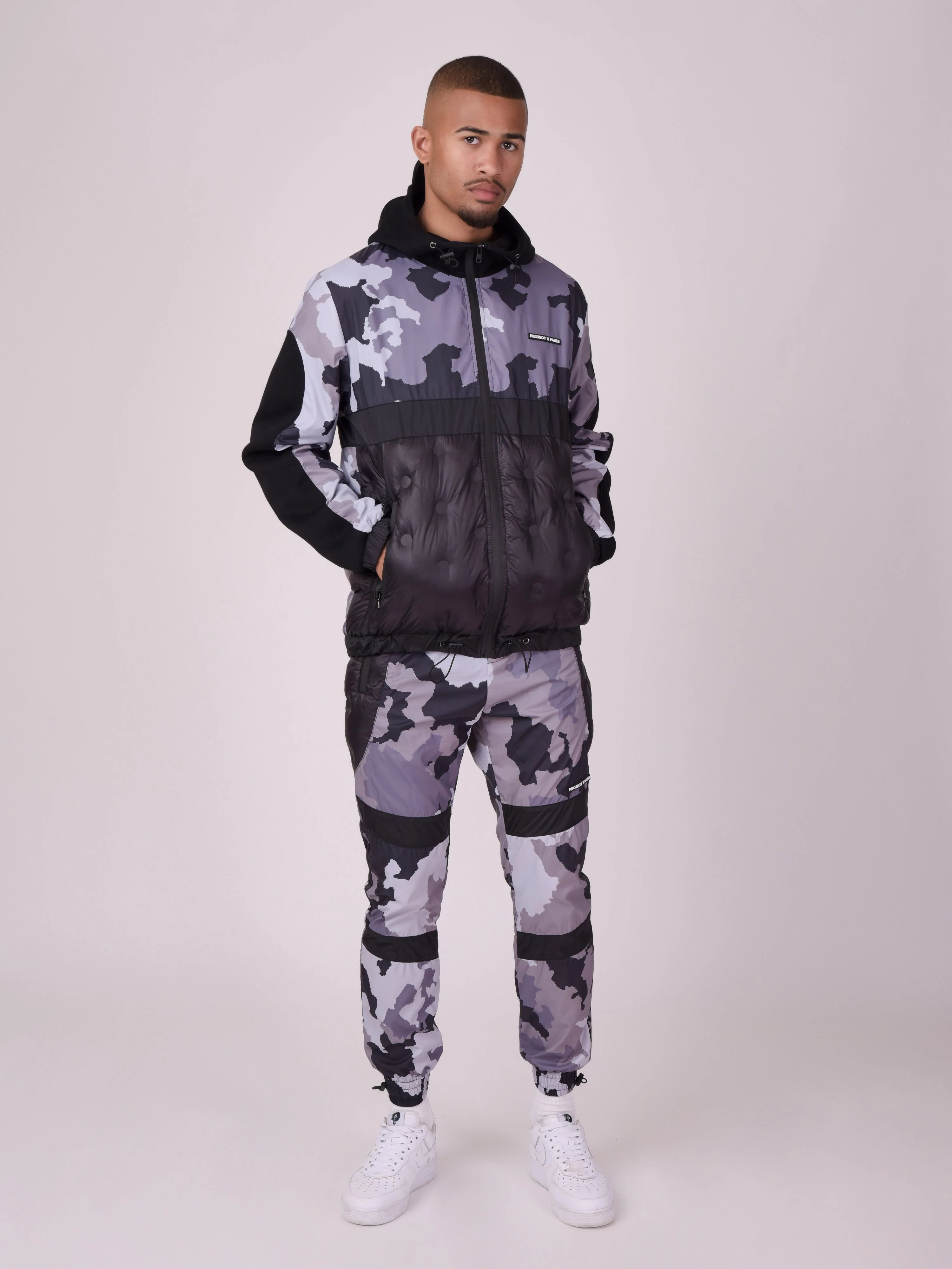 Veste imprimé camouflage matelassage rond - Image 2