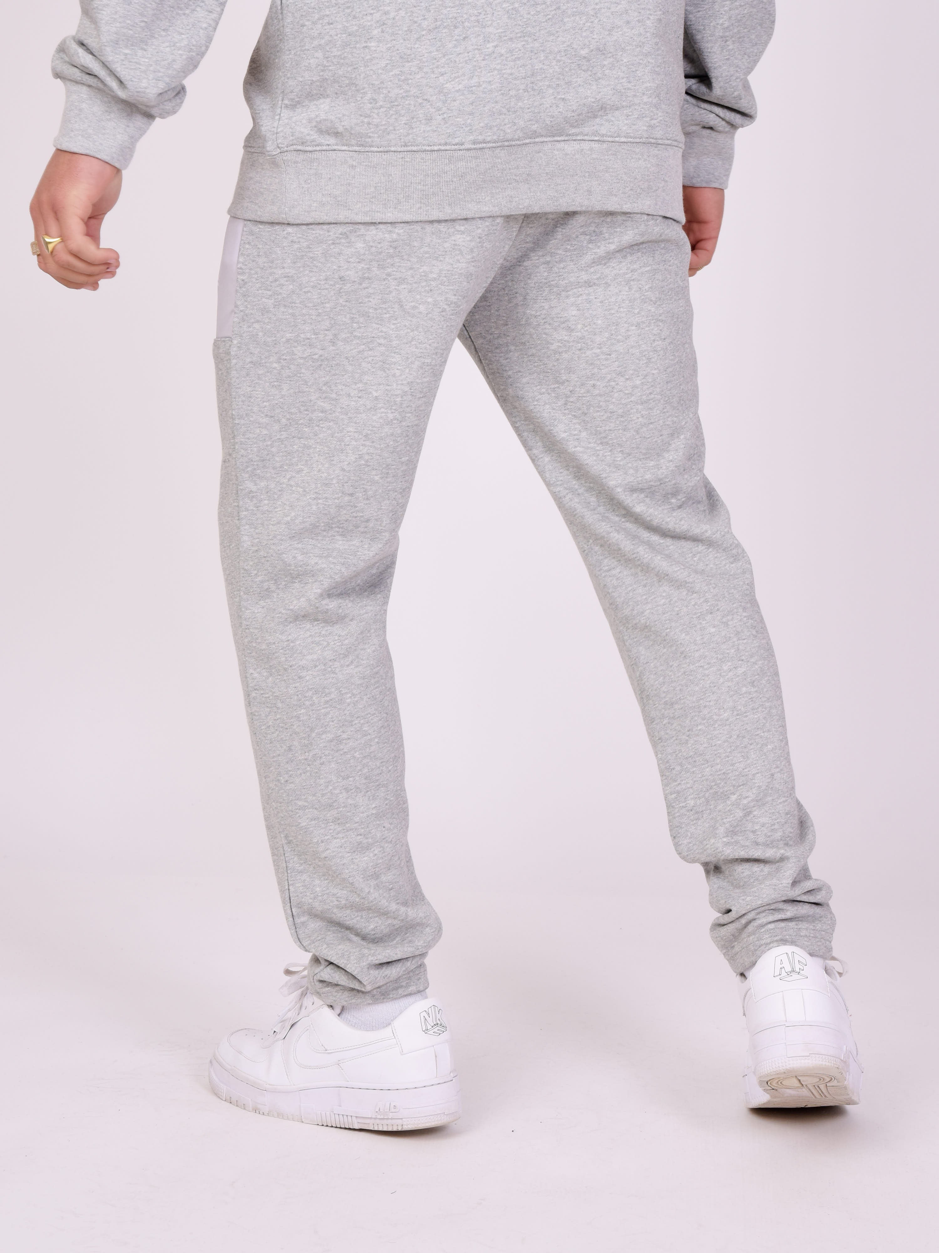 Bas de jogging empiècement avec texte - Image 4