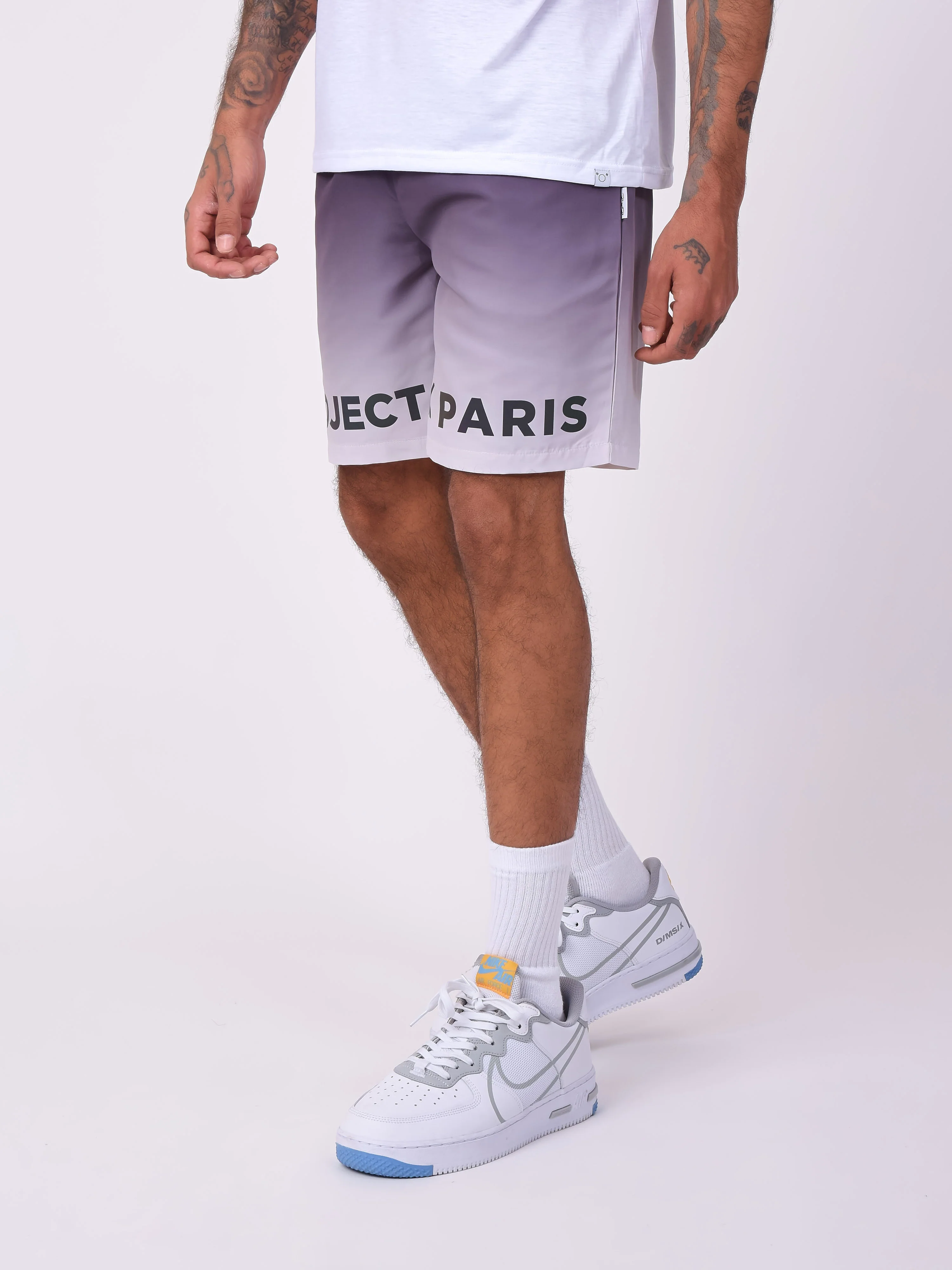 Short délavé avec réfléchissant - Image 3
