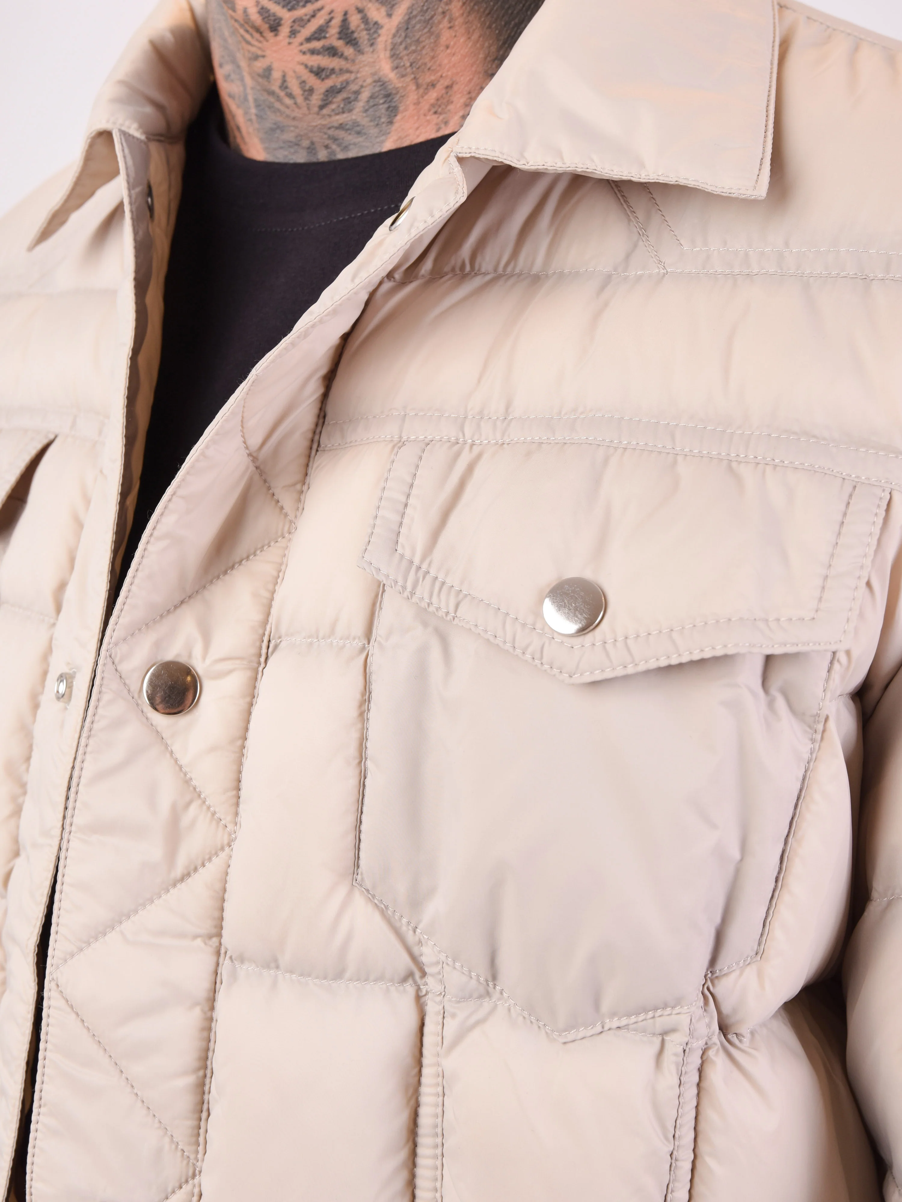 Blouson style biker matelassé - Image 6