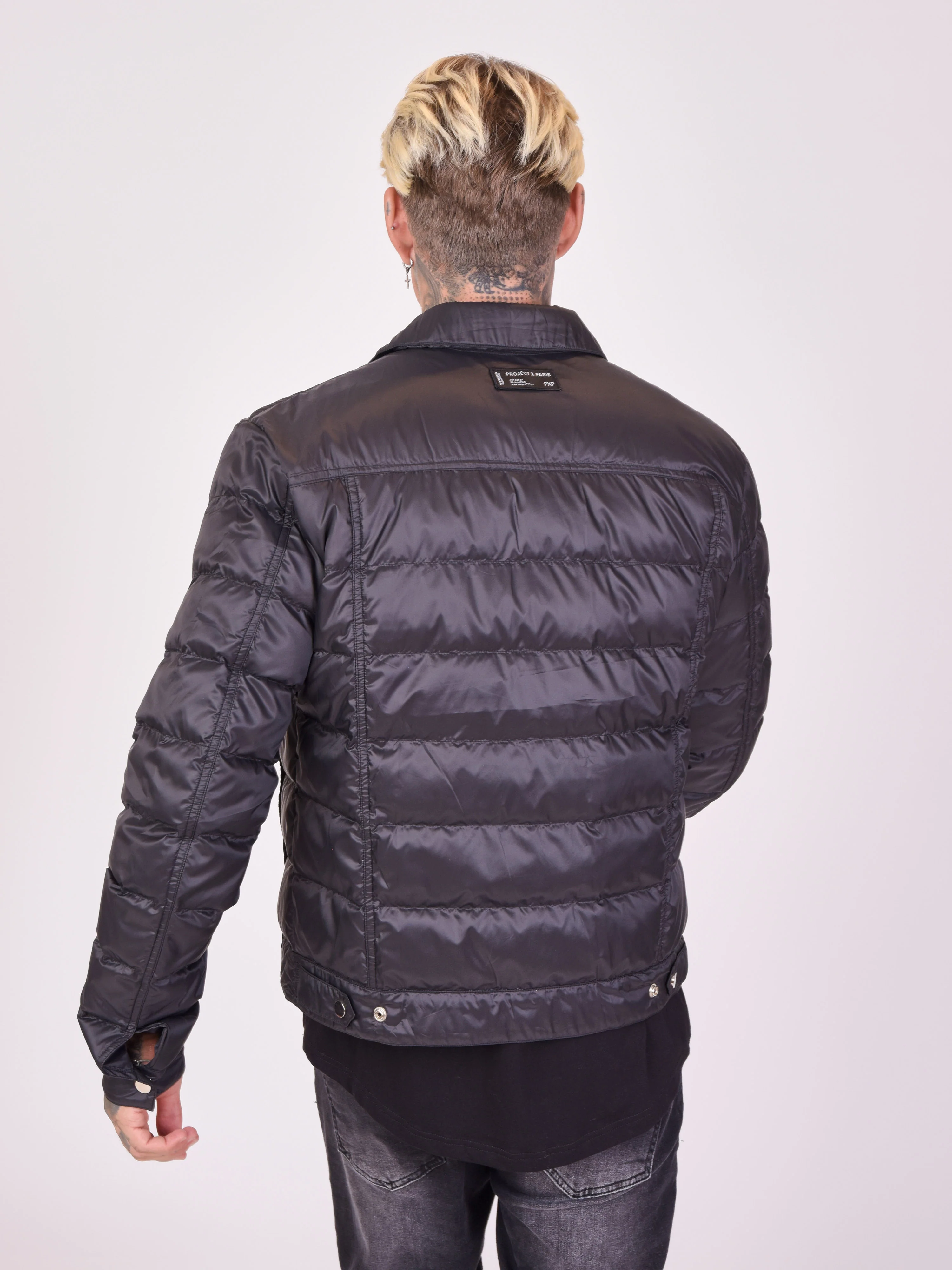 Blouson style biker matelassé - Image 5