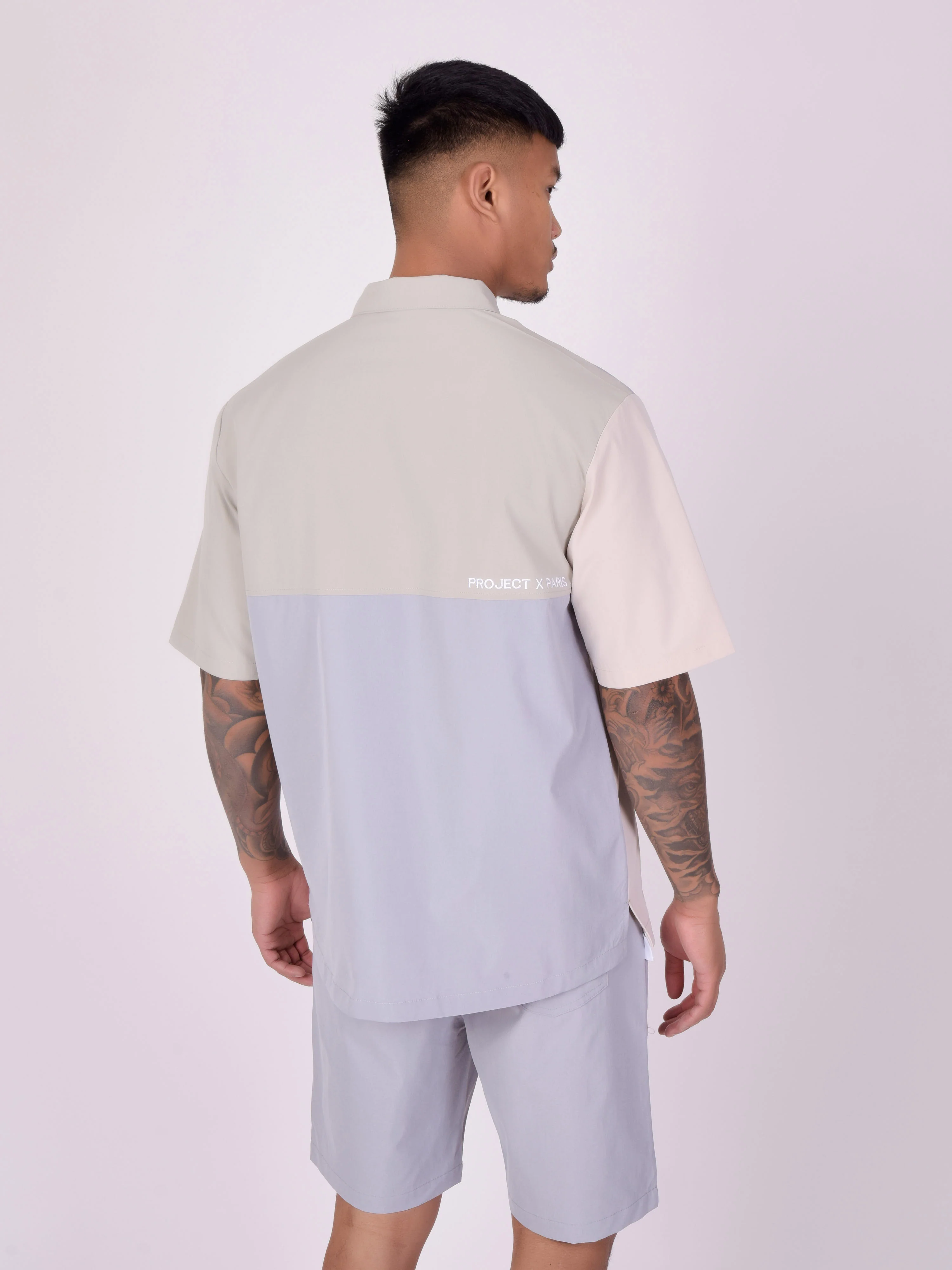Chemise à blocs de couleurs - Image 5