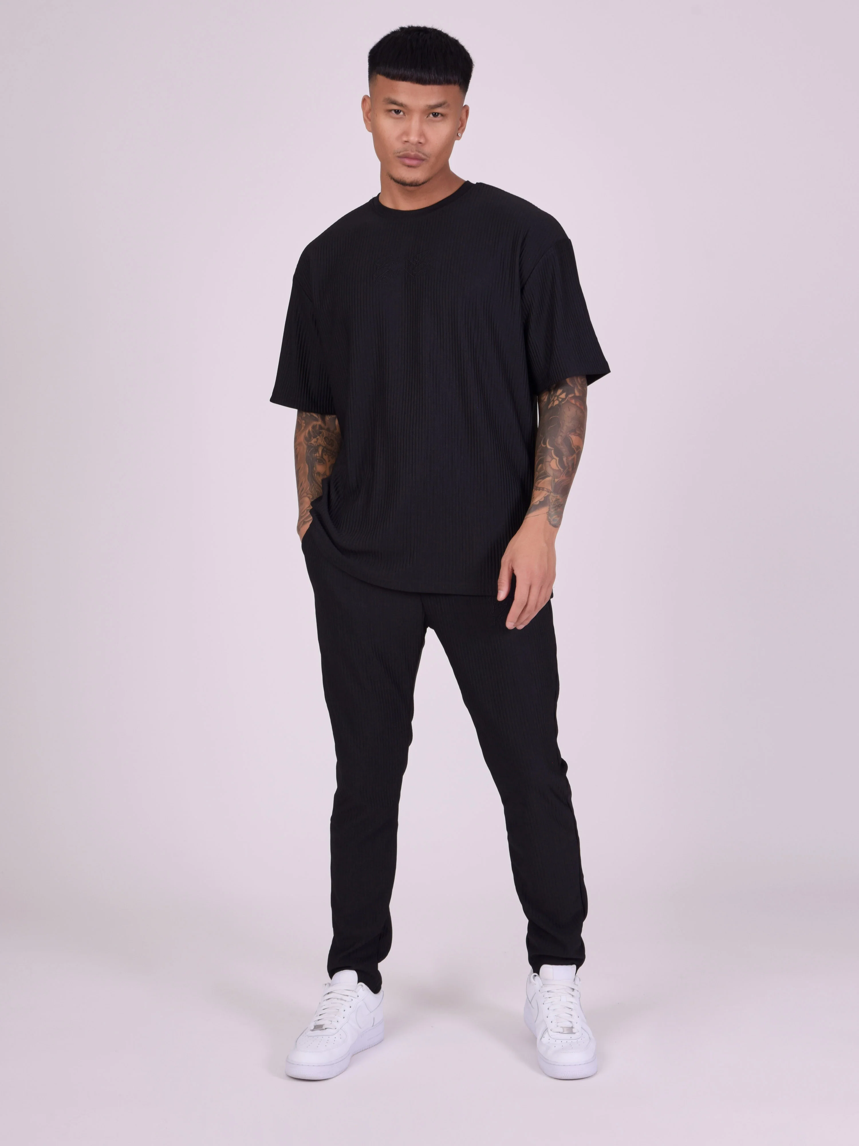 T-shirt oversize en matière texturé - Image 3