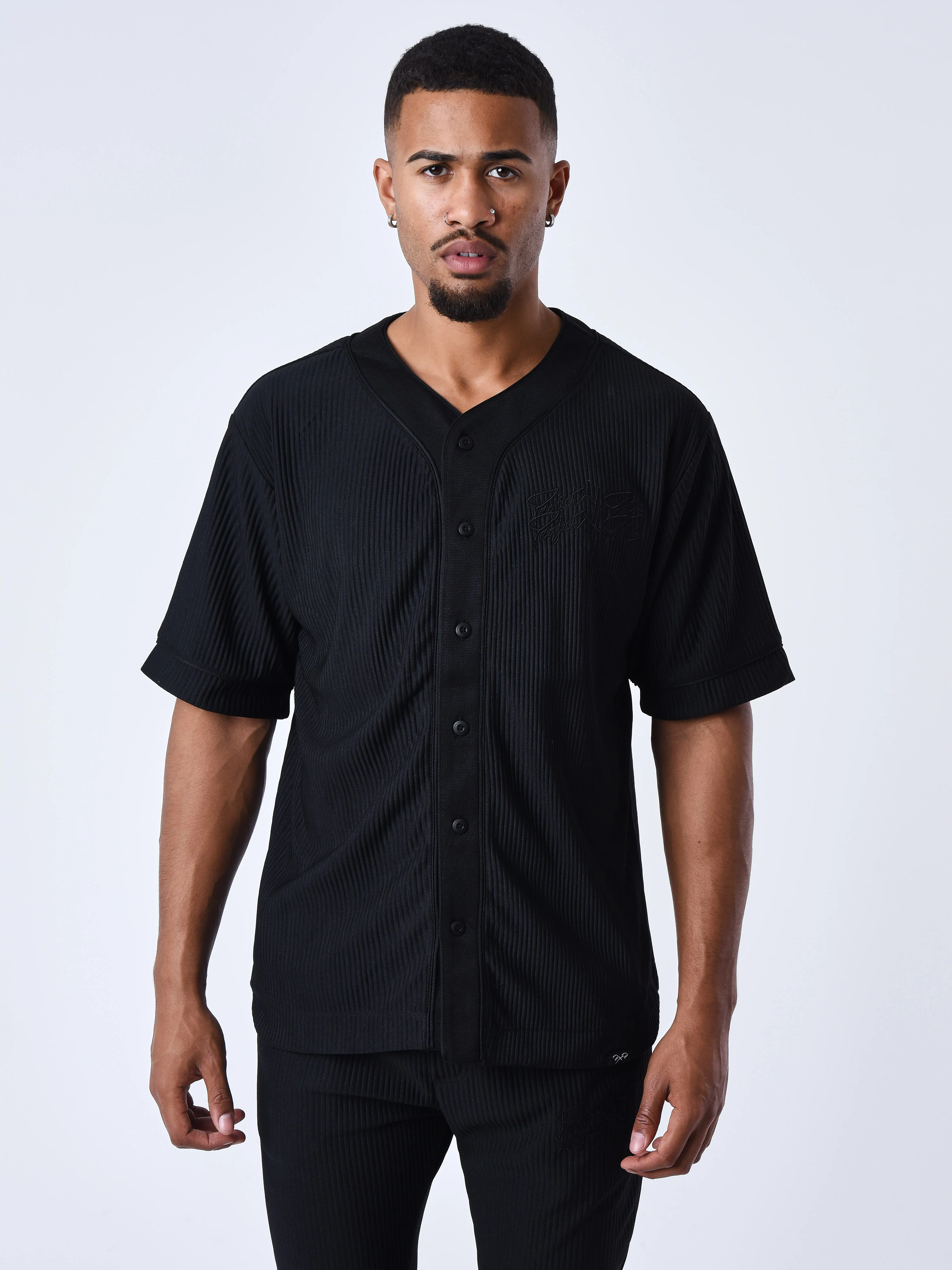 Chemise style Maillot de baseball en matière texturé - Image 5