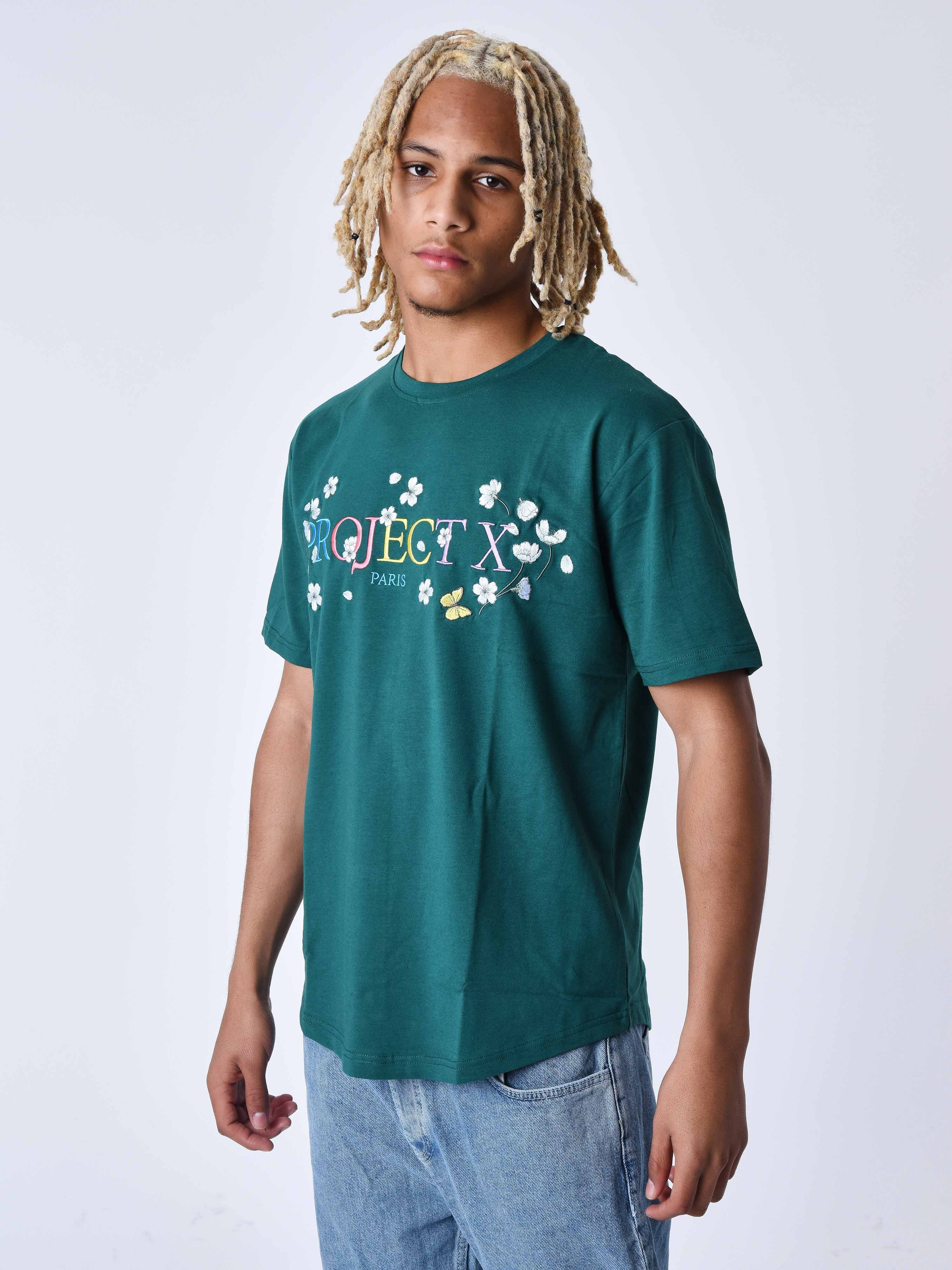 T-shirt fleurit brode - Image 4