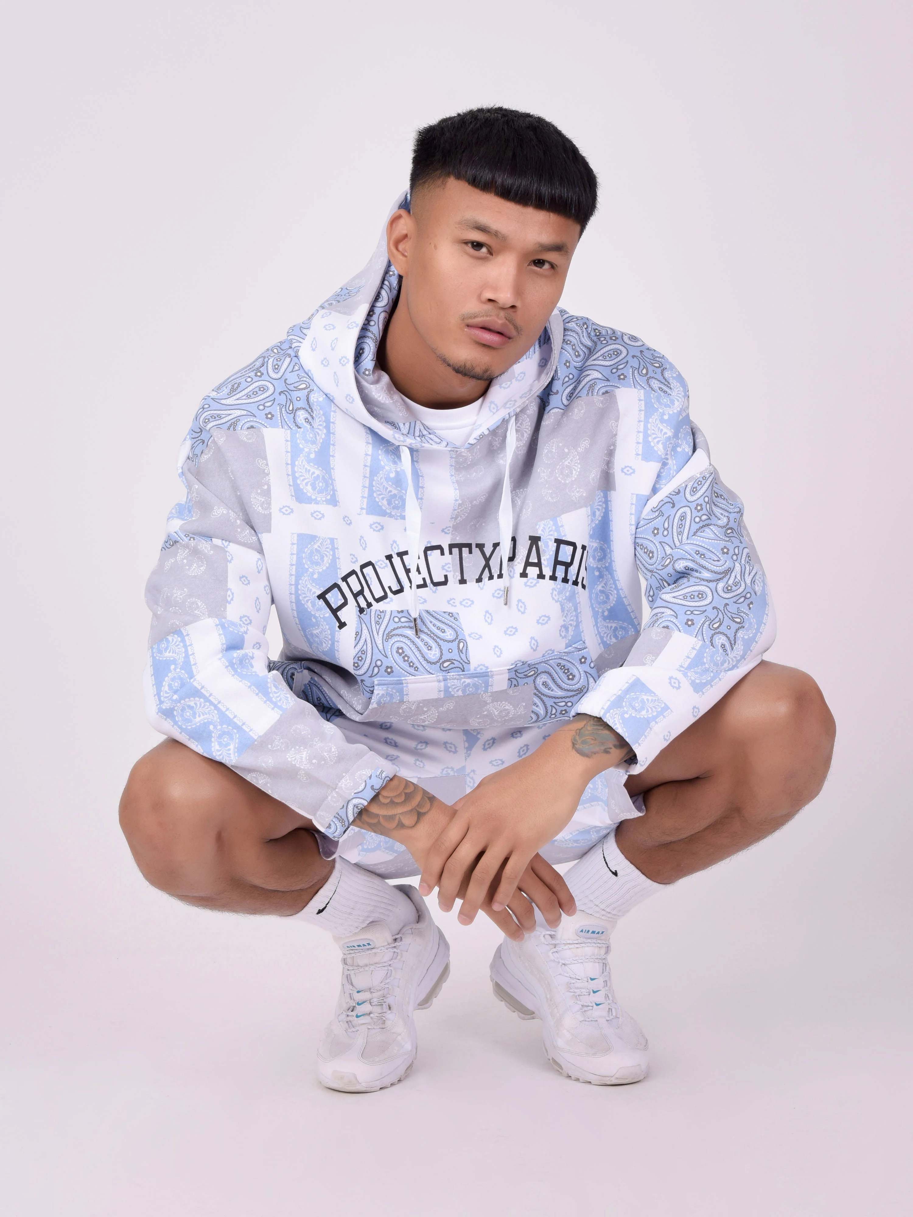 Sweat à Capuche avec motif "bandana"