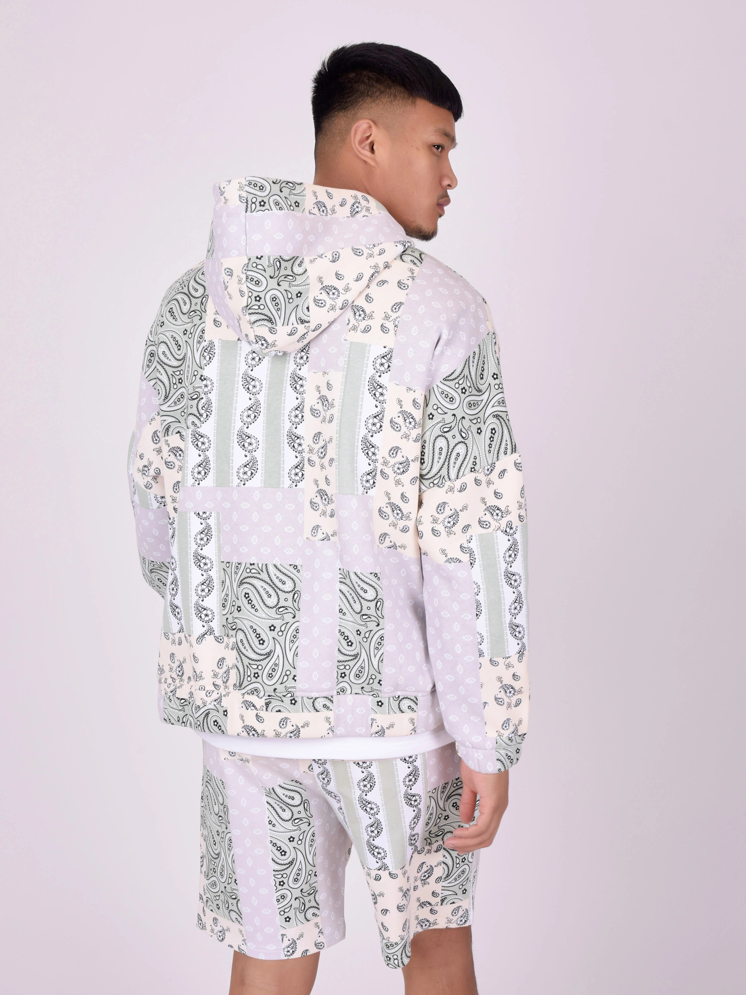 Sweat à Capuche avec motif "bandana" - Image 5