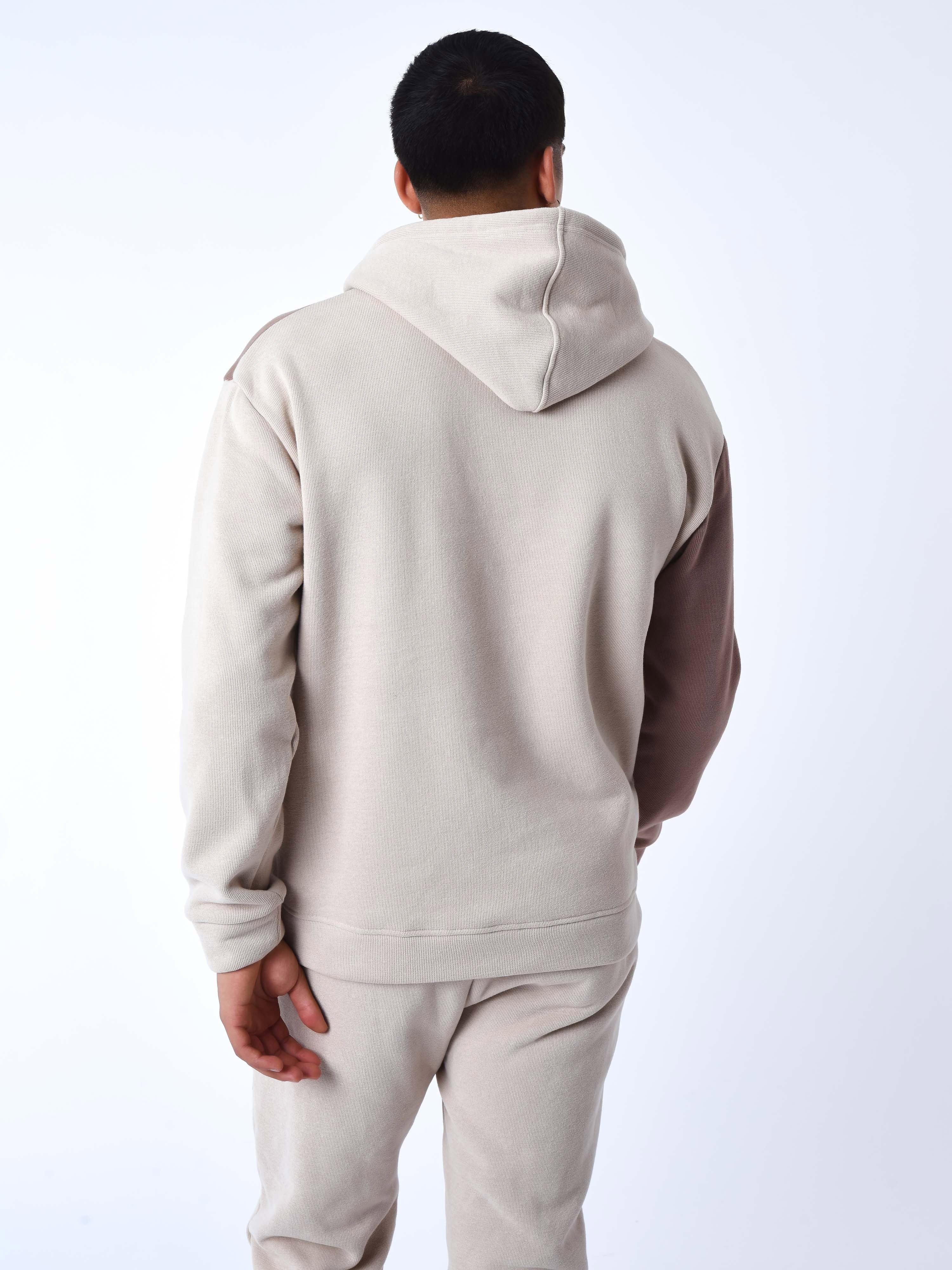 Sweat à Capuche tricolore en maille - Image 3