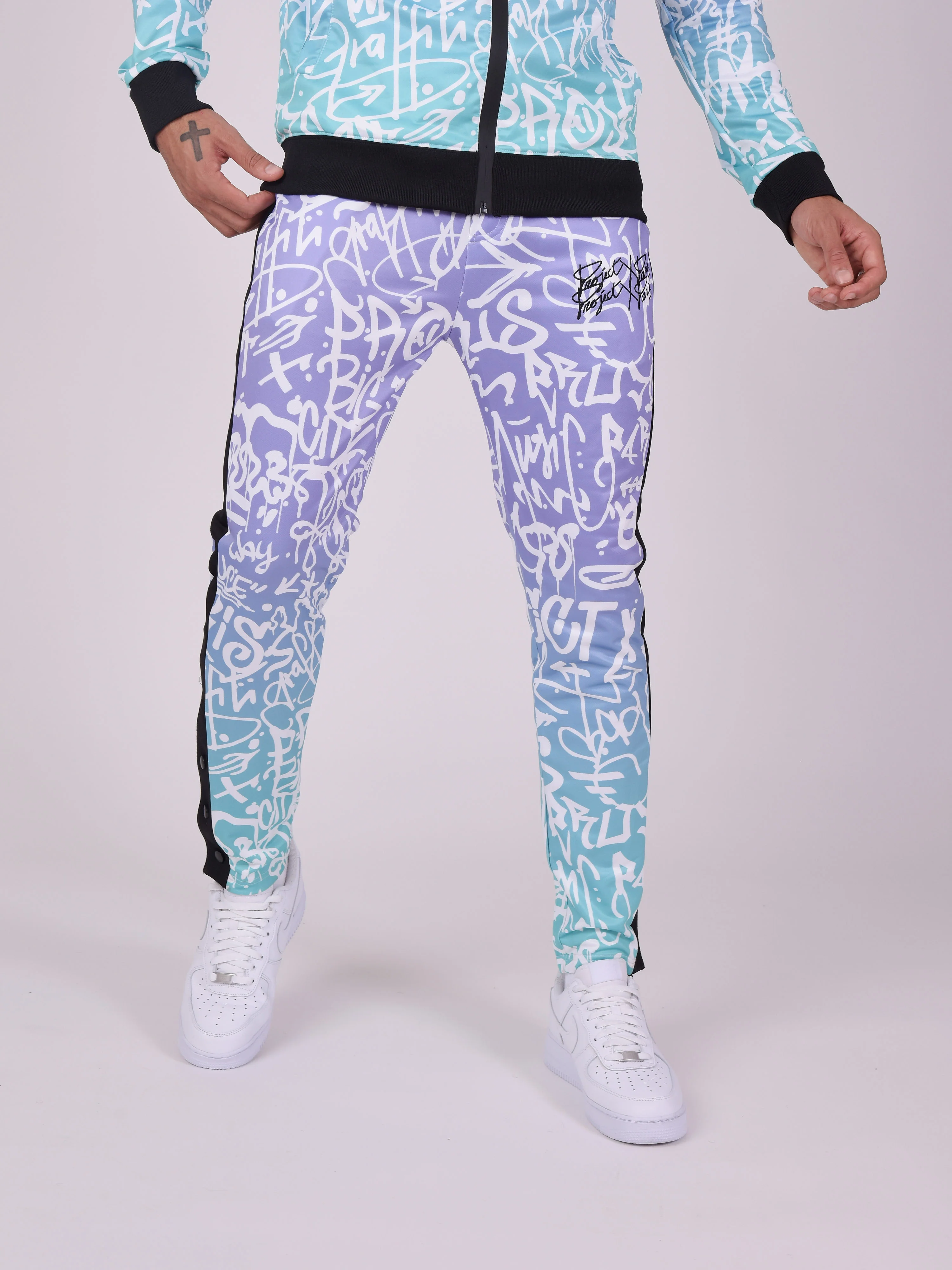 Pantalon graffiti dégradé - Image 3