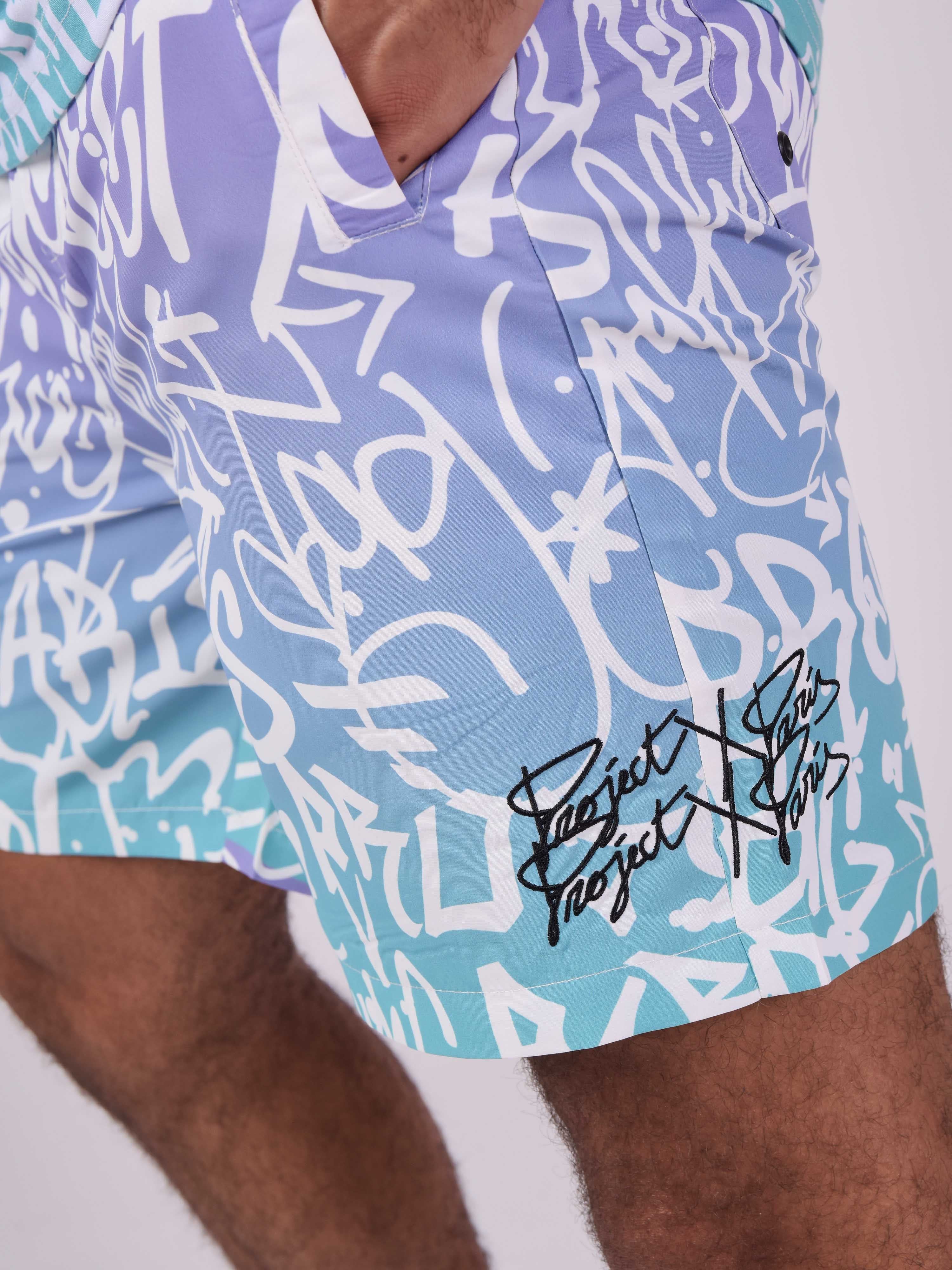Short graffiti dégradé - Image 7