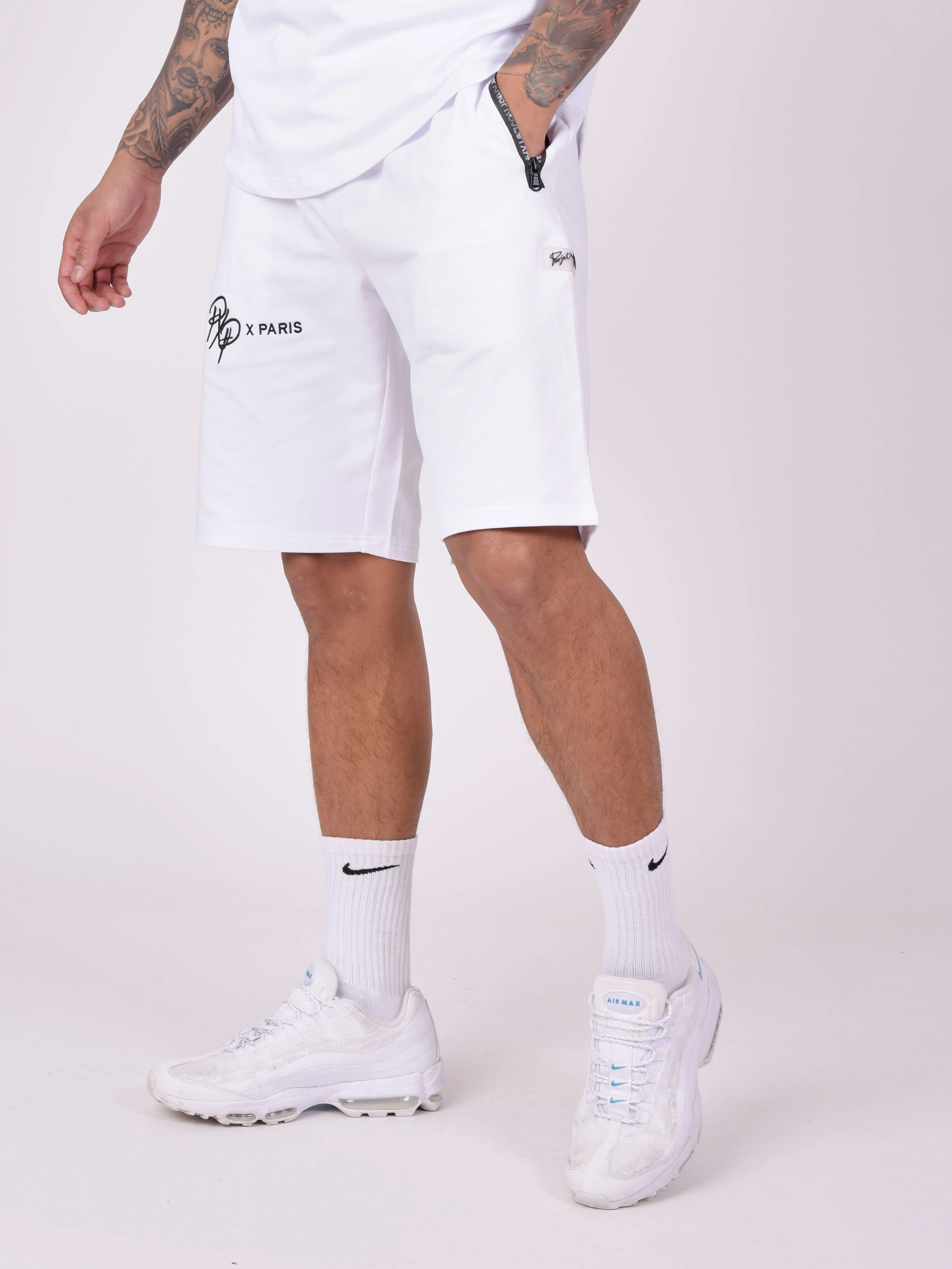 Short uni avec bande logo - Image 4