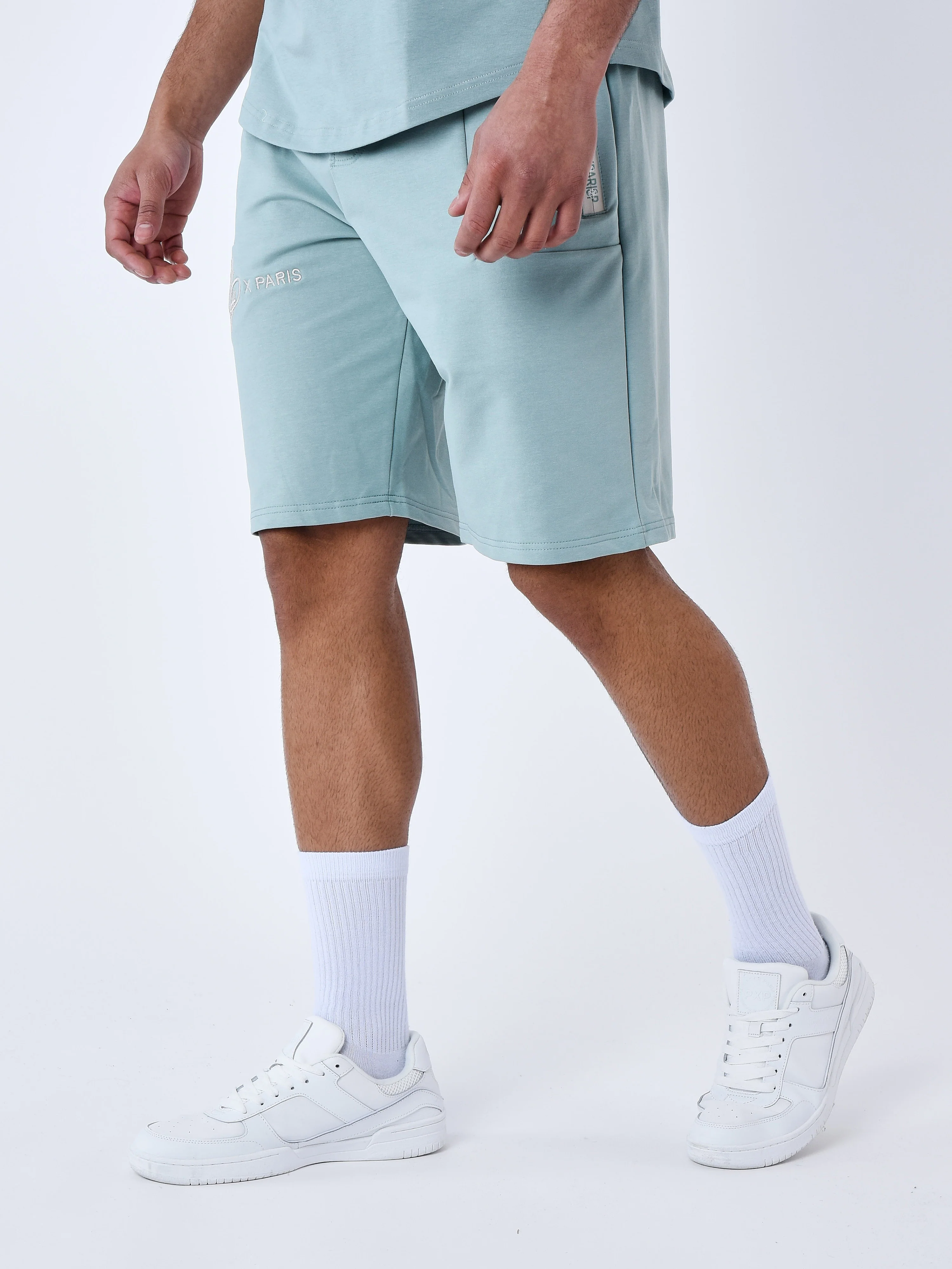 Short uni avec bande logo - Image 4