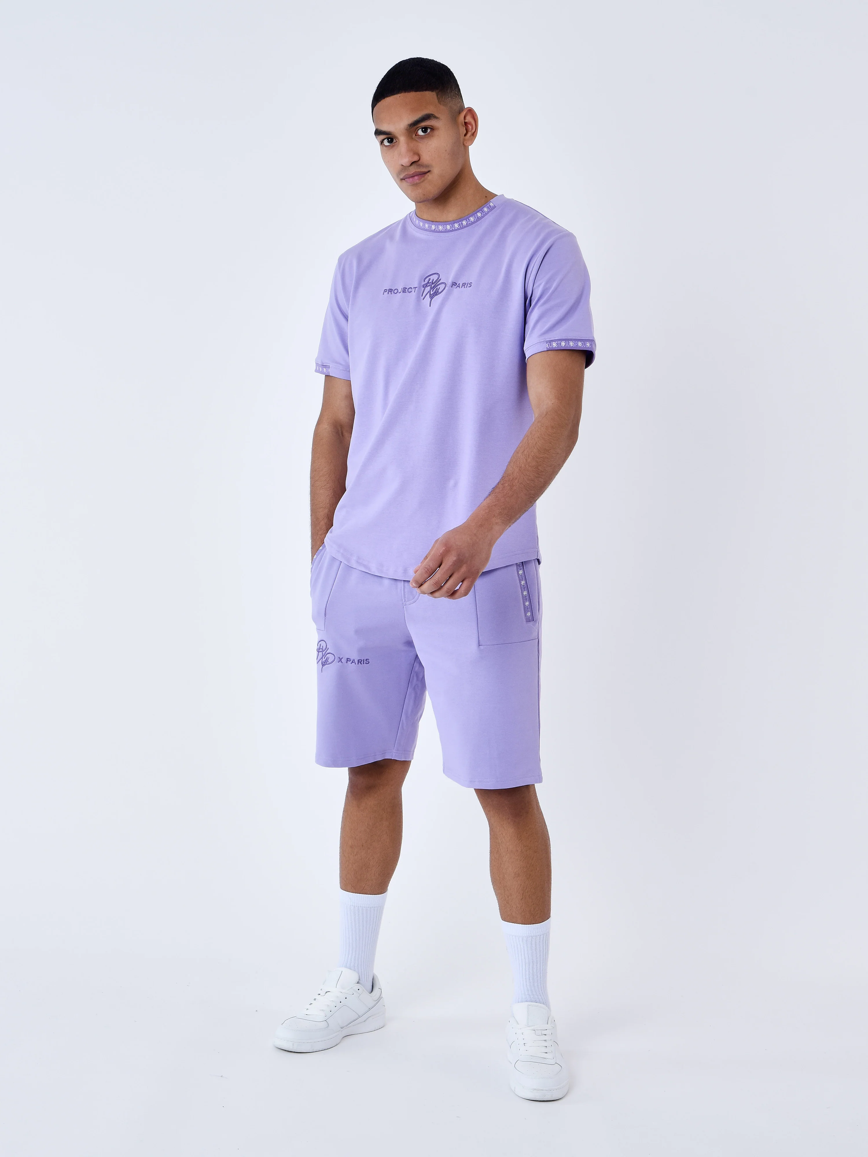 Short uni avec bande logo - Image 3