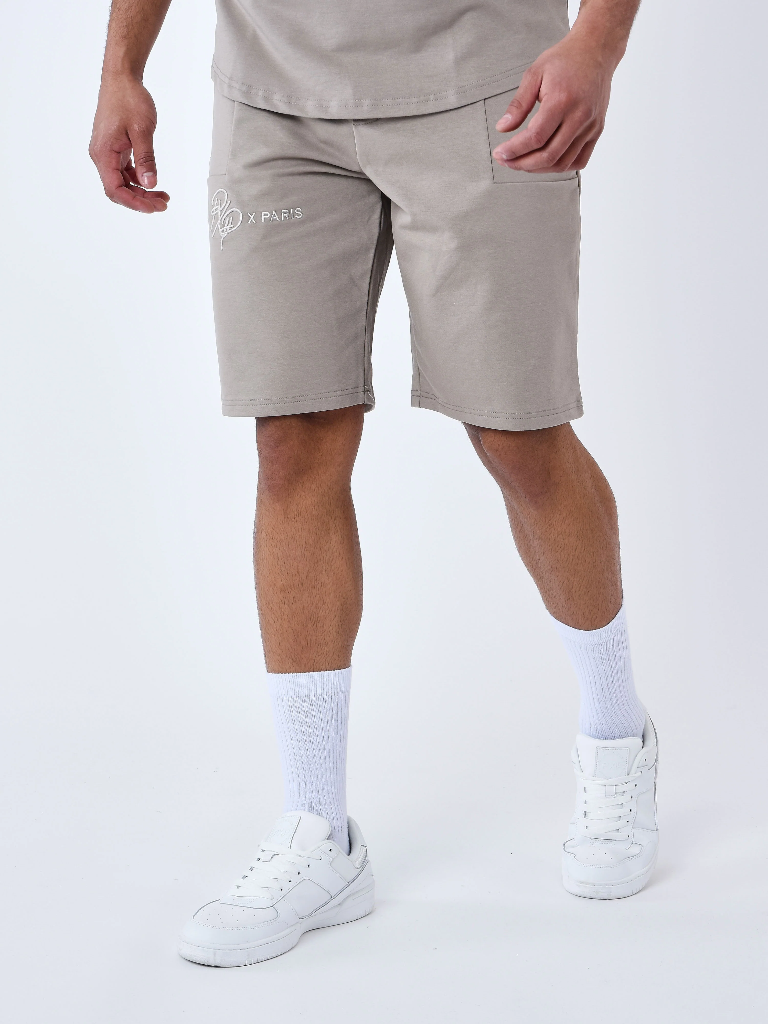 Short uni avec bande logo - Image 4
