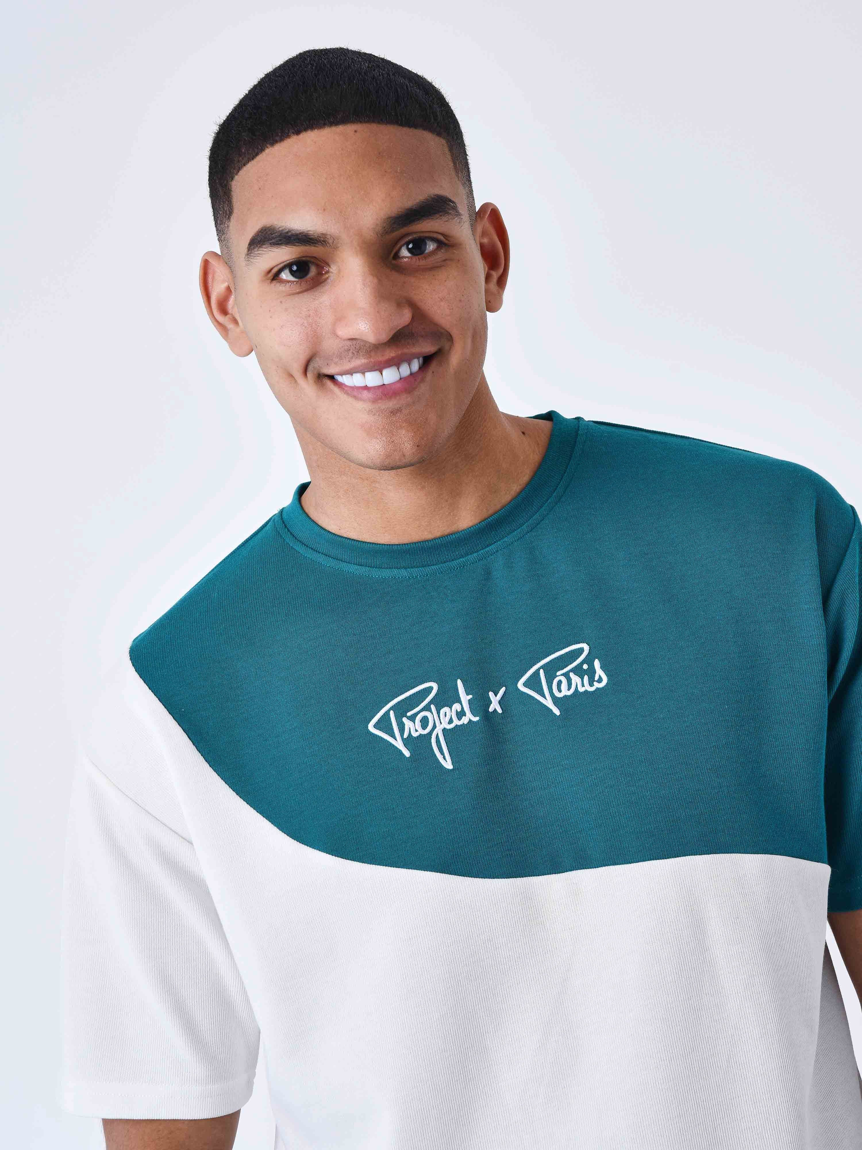 T-shirt oversize Tricolore Style Maille