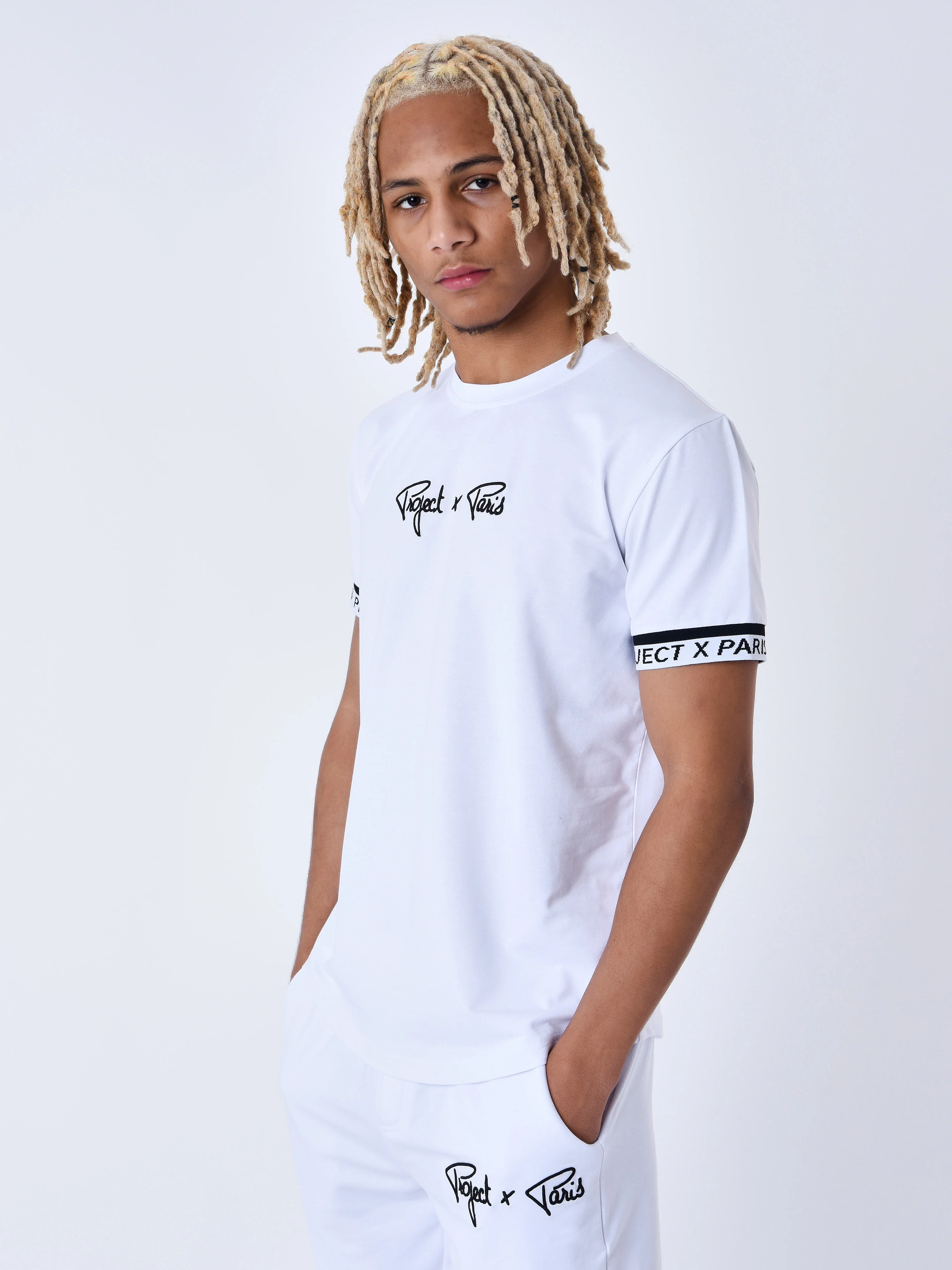T-shirt à bandes élastiques - Image 4