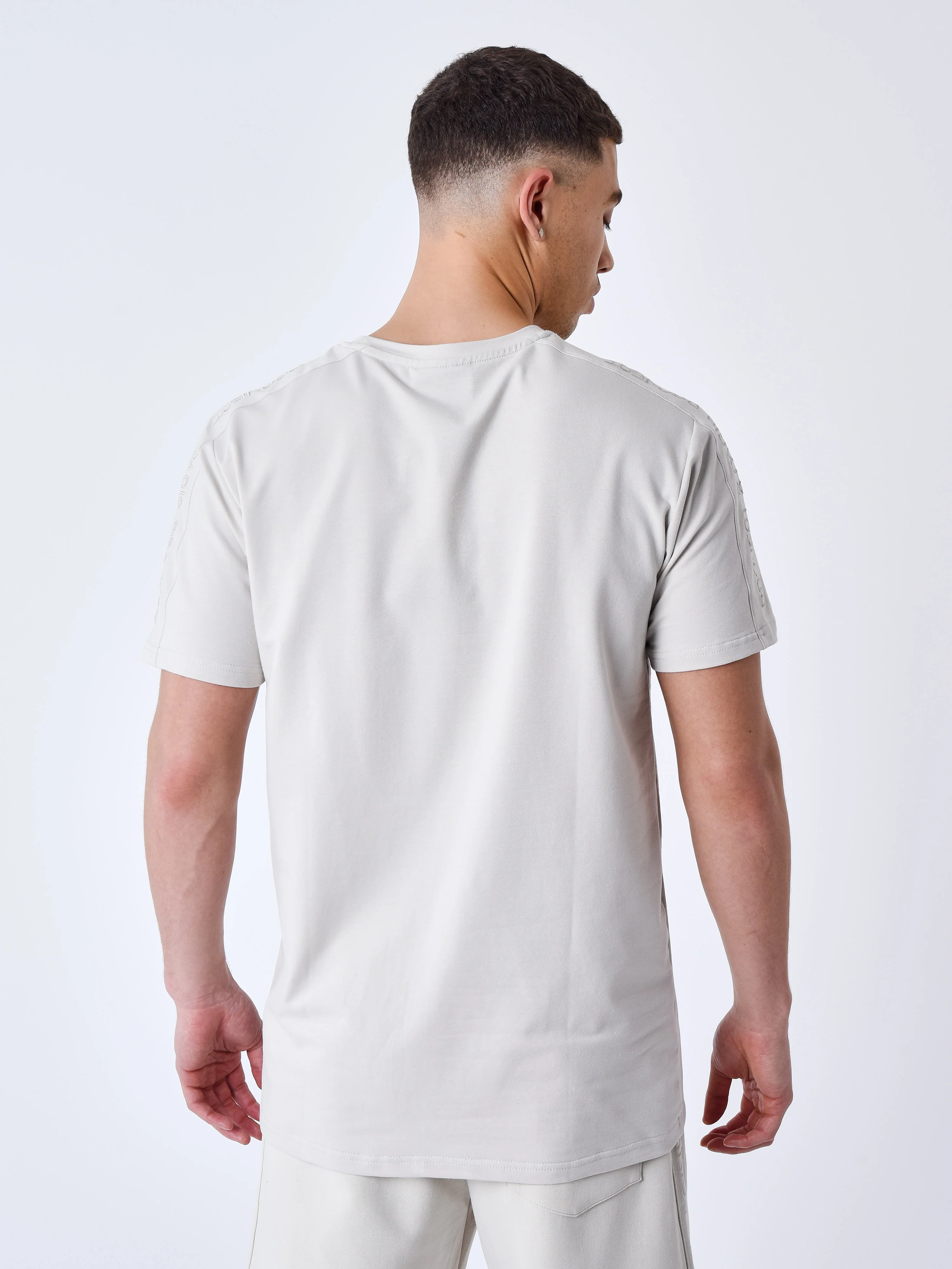 T-shirt Bande épaules logo brodé - Image 6