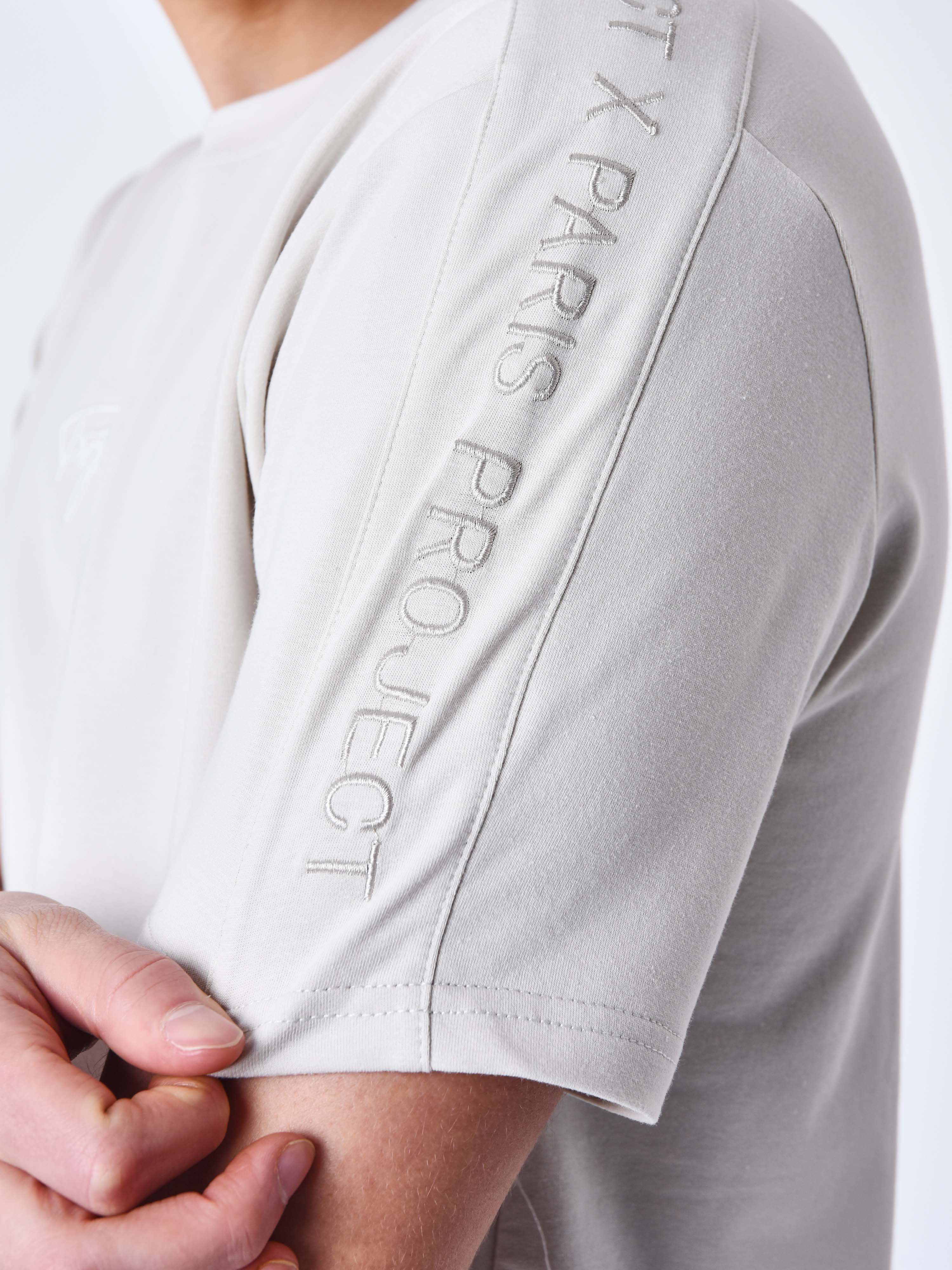 T-shirt Bande épaules logo brodé - Image 8