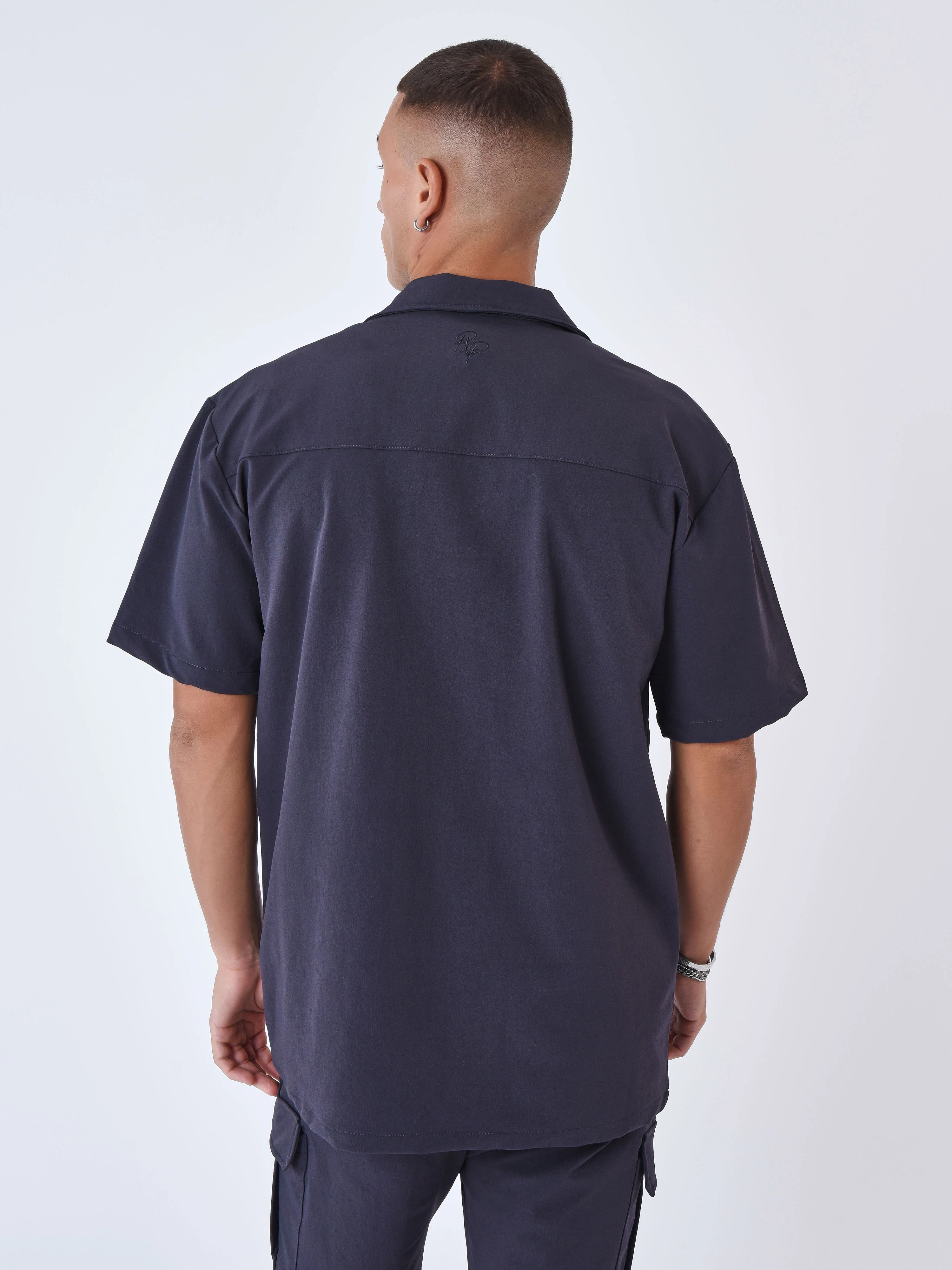 Chemise manches courtes uni texturé - Image 6
