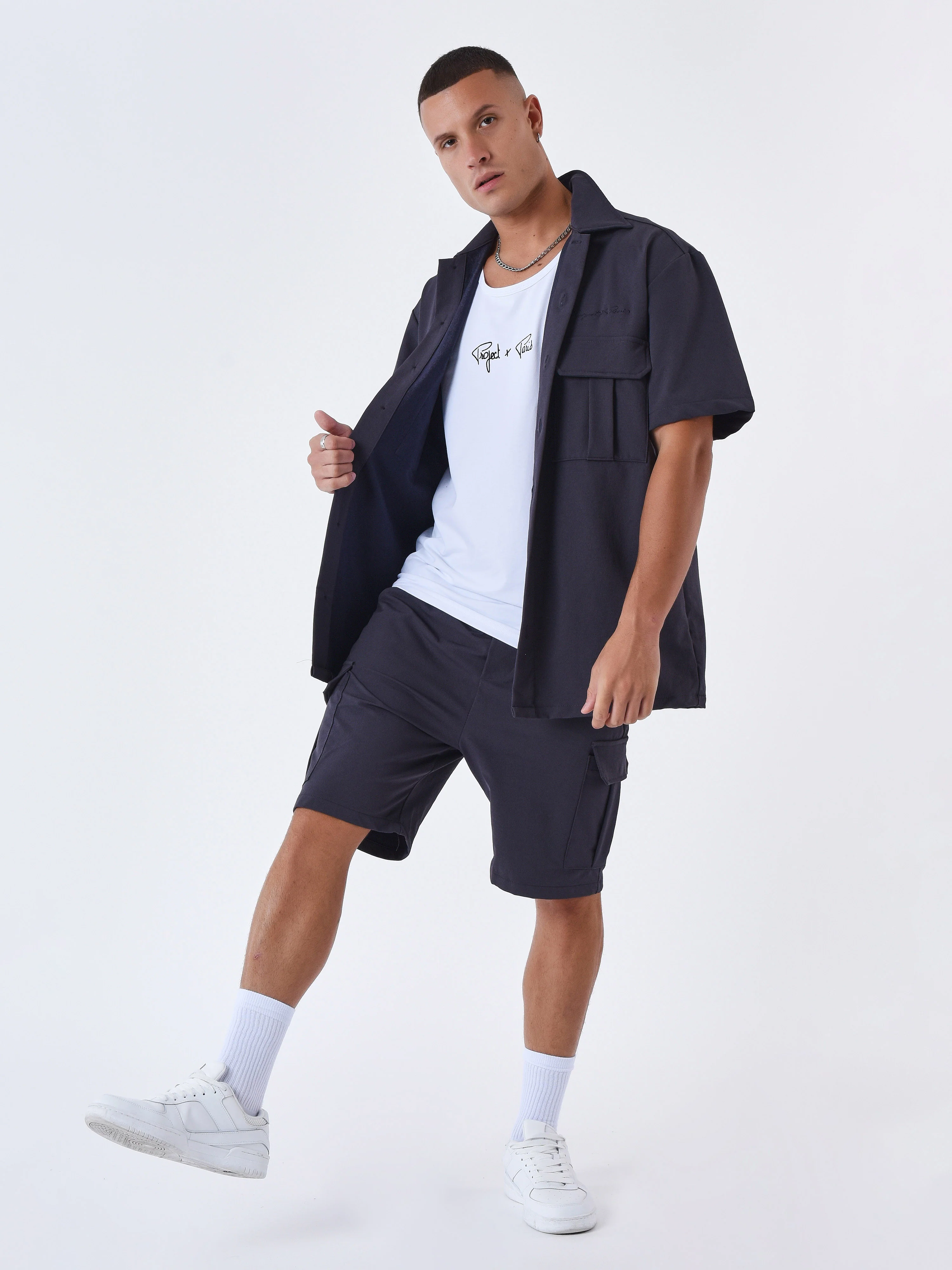 Chemise manches courtes uni texturé - Image 8