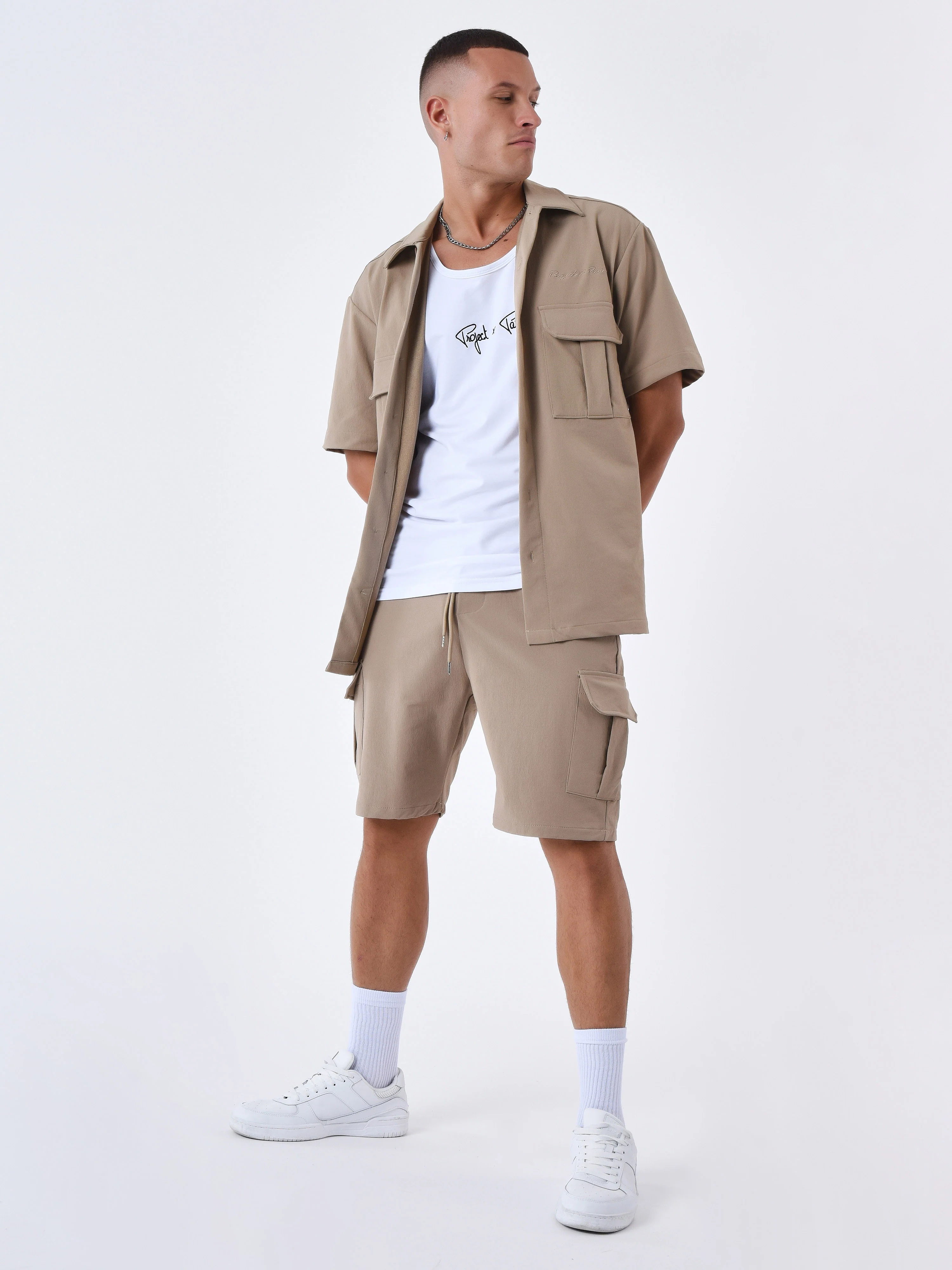 Chemise manches courtes uni texturé - Image 8