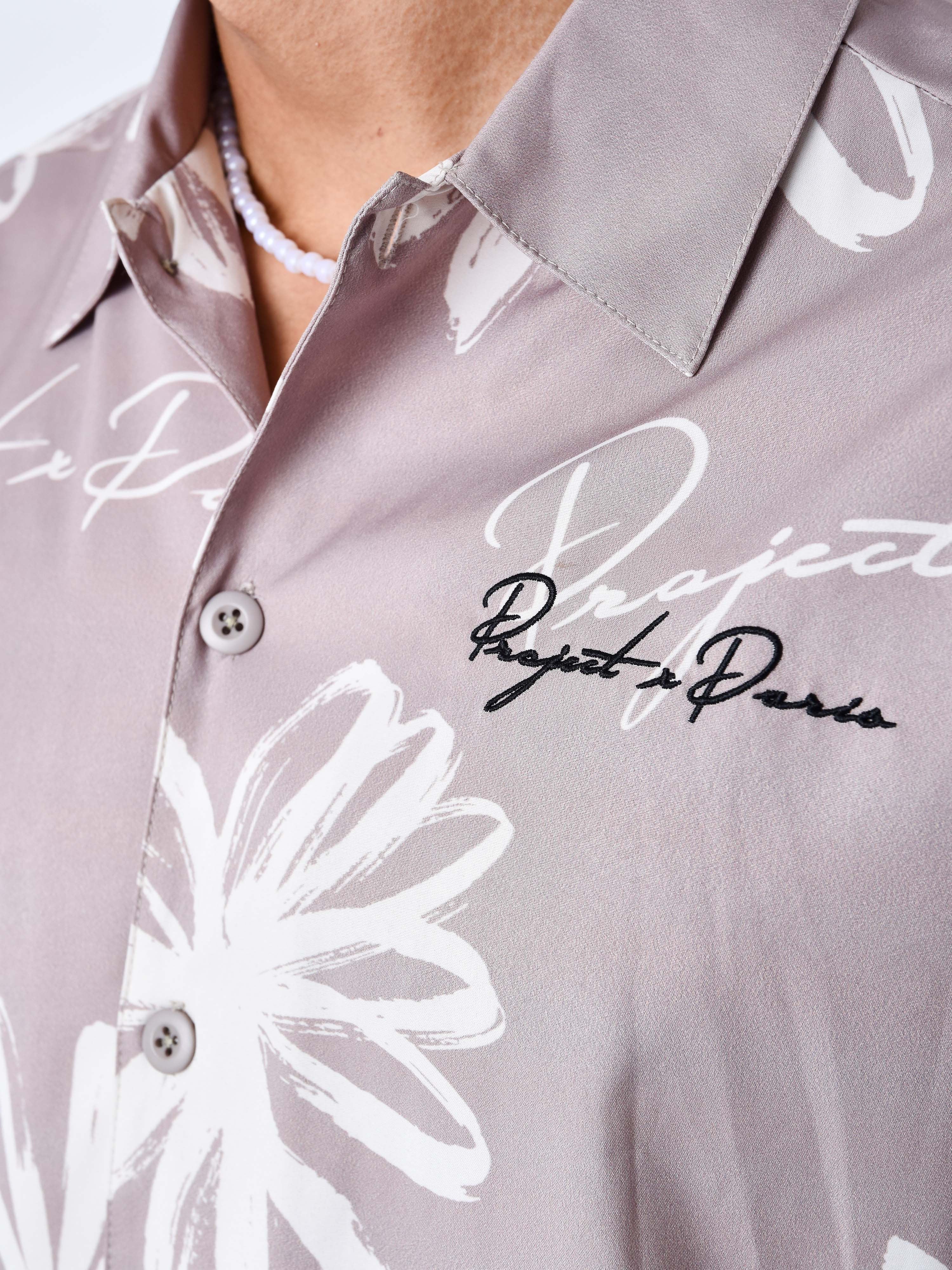 Chemise all over esquisse fleurie - Image 7