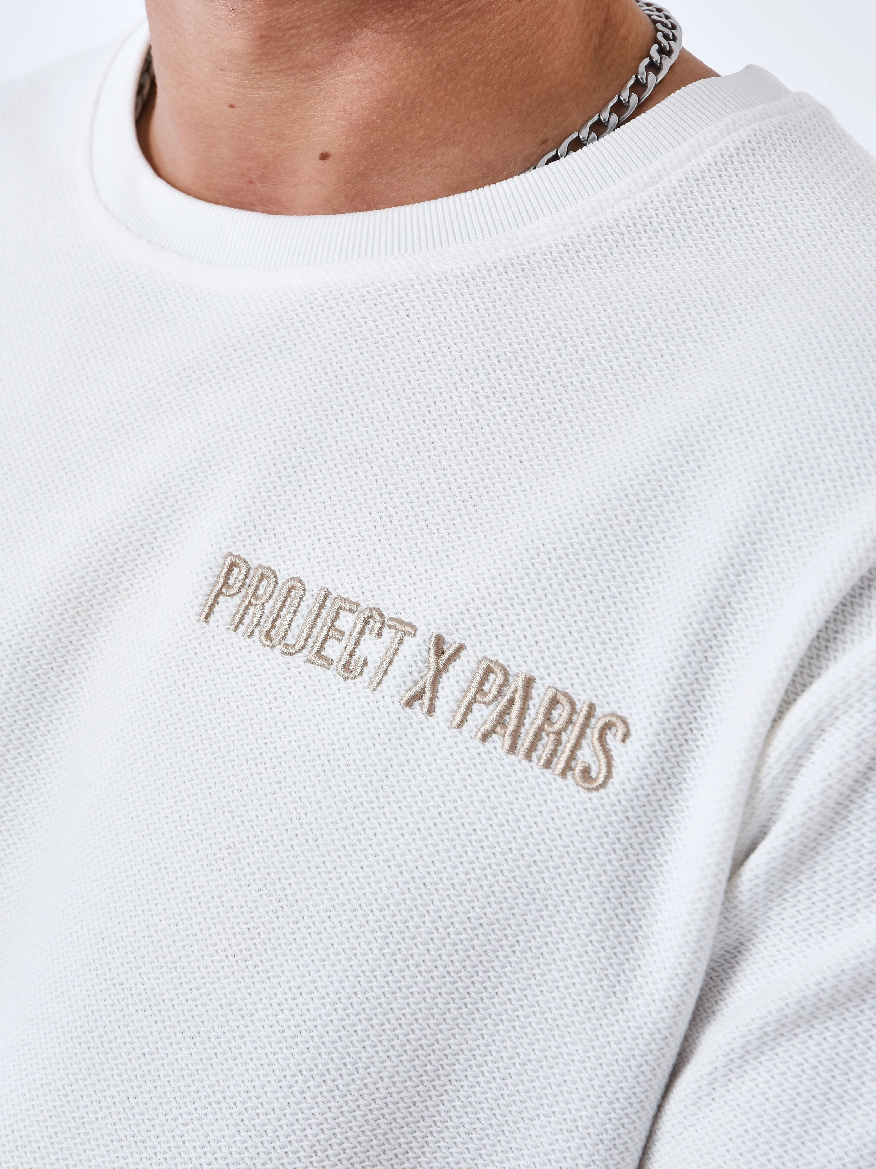 T-shirt uni texturé - Image 6
