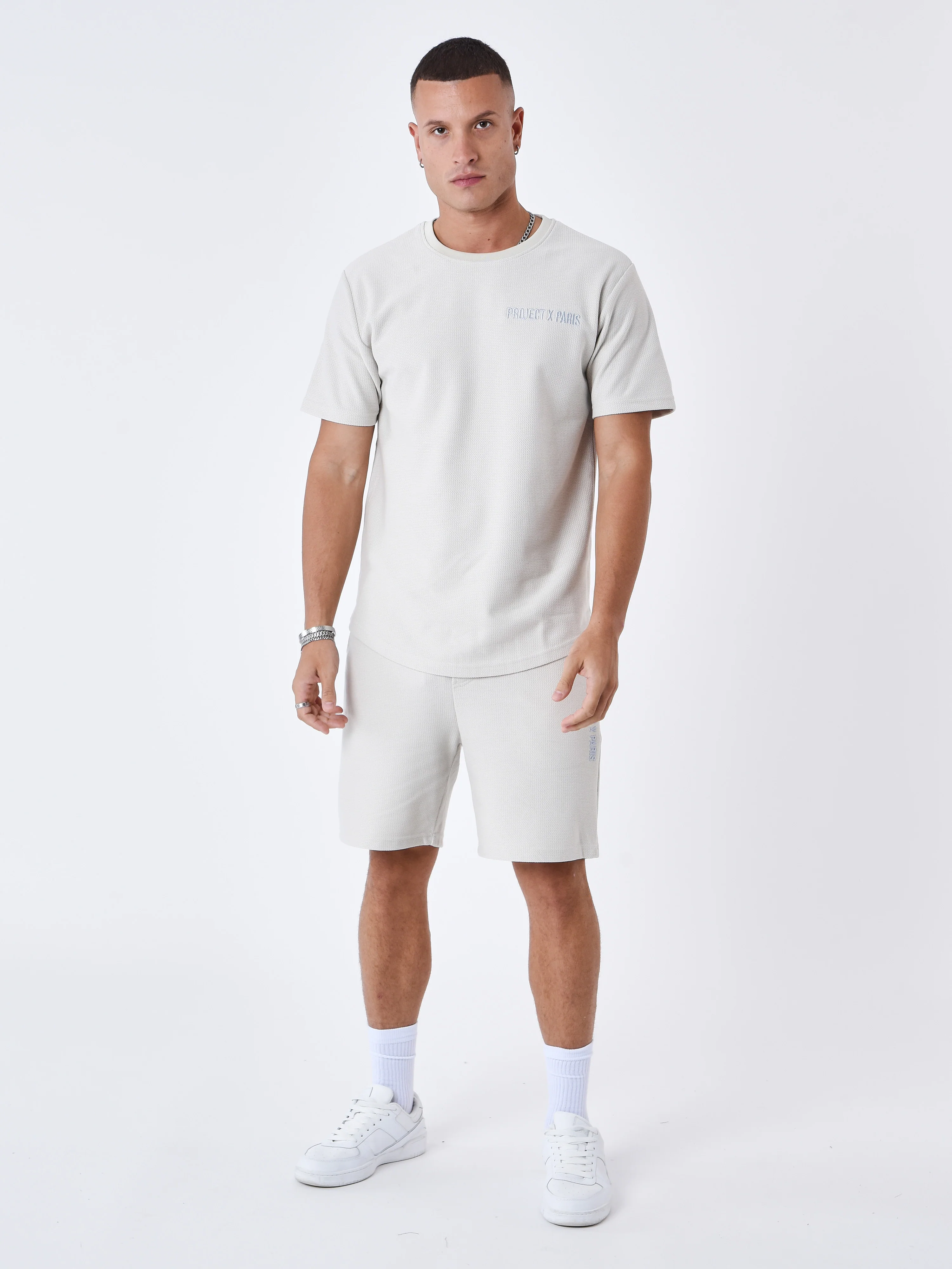 T-shirt uni texturé - Image 2