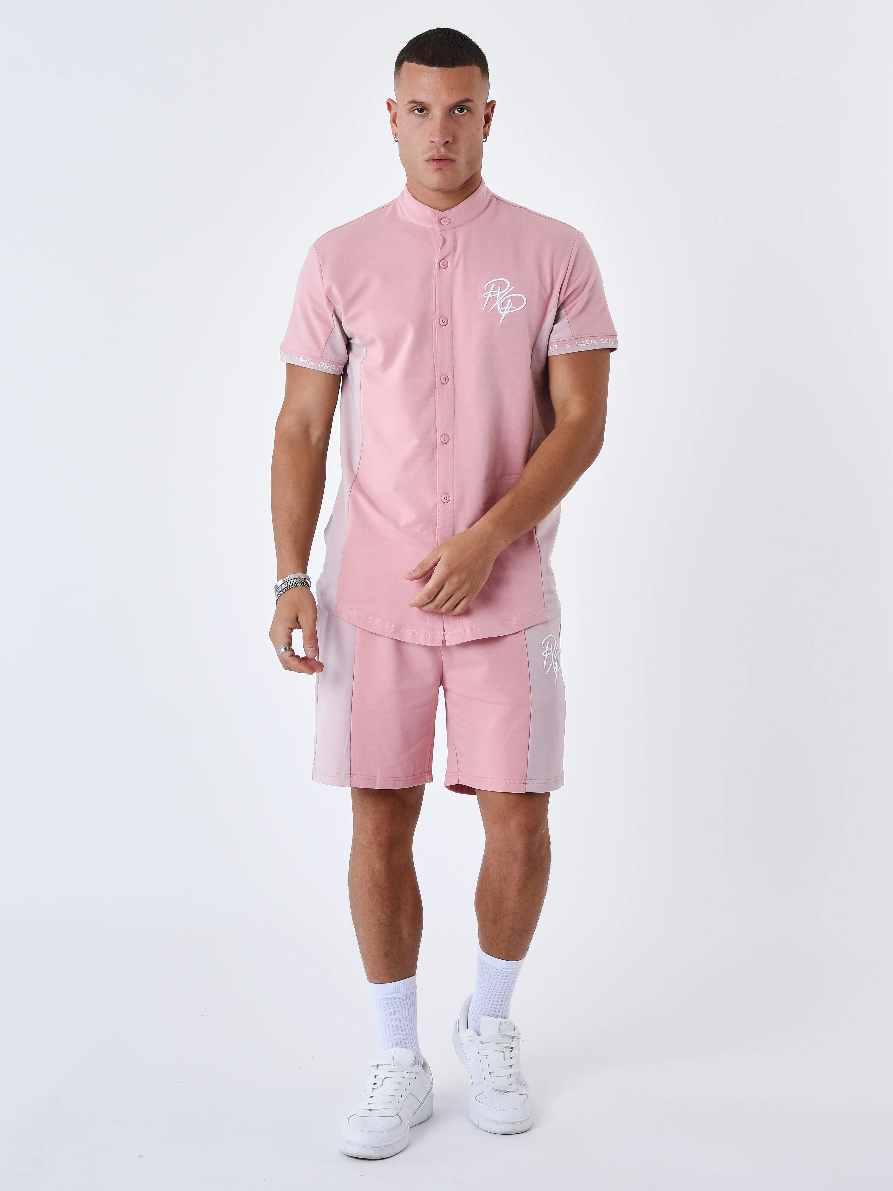 Chemise Col mao Bicolore - Image 3