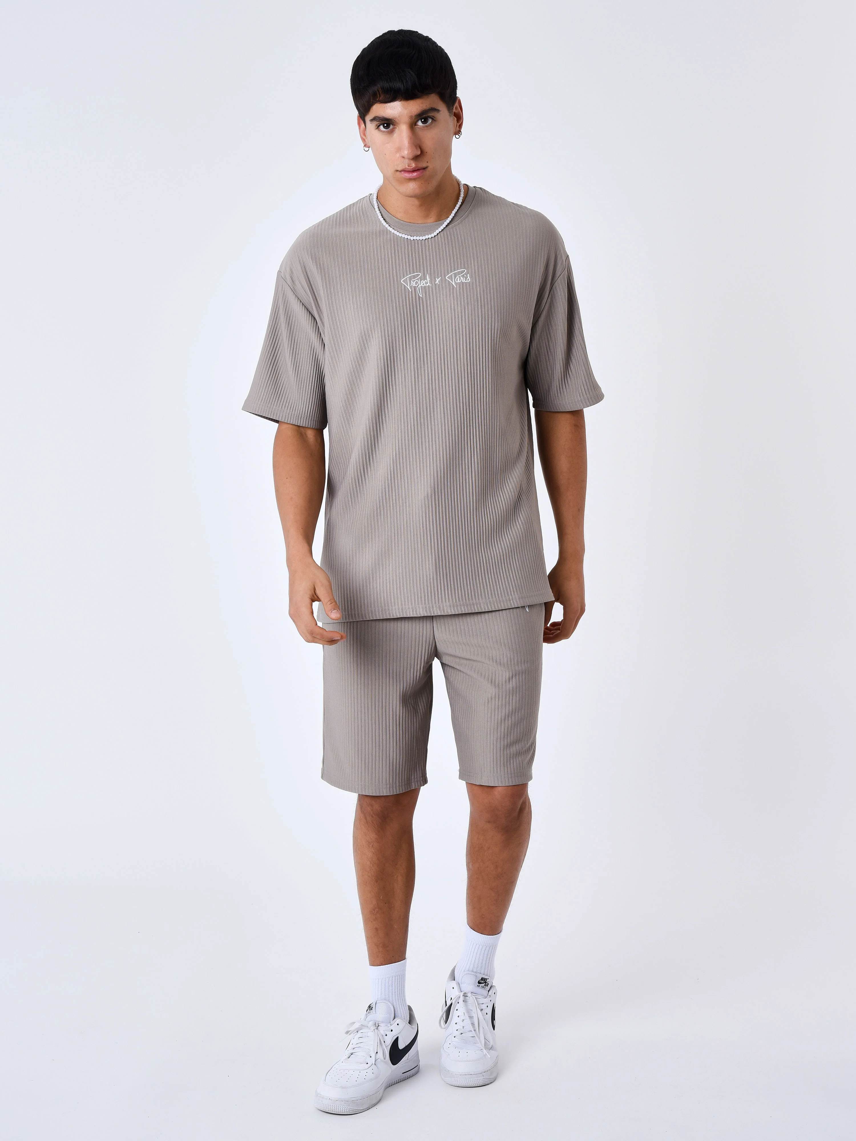 T-shirt uni texturé - Image 3