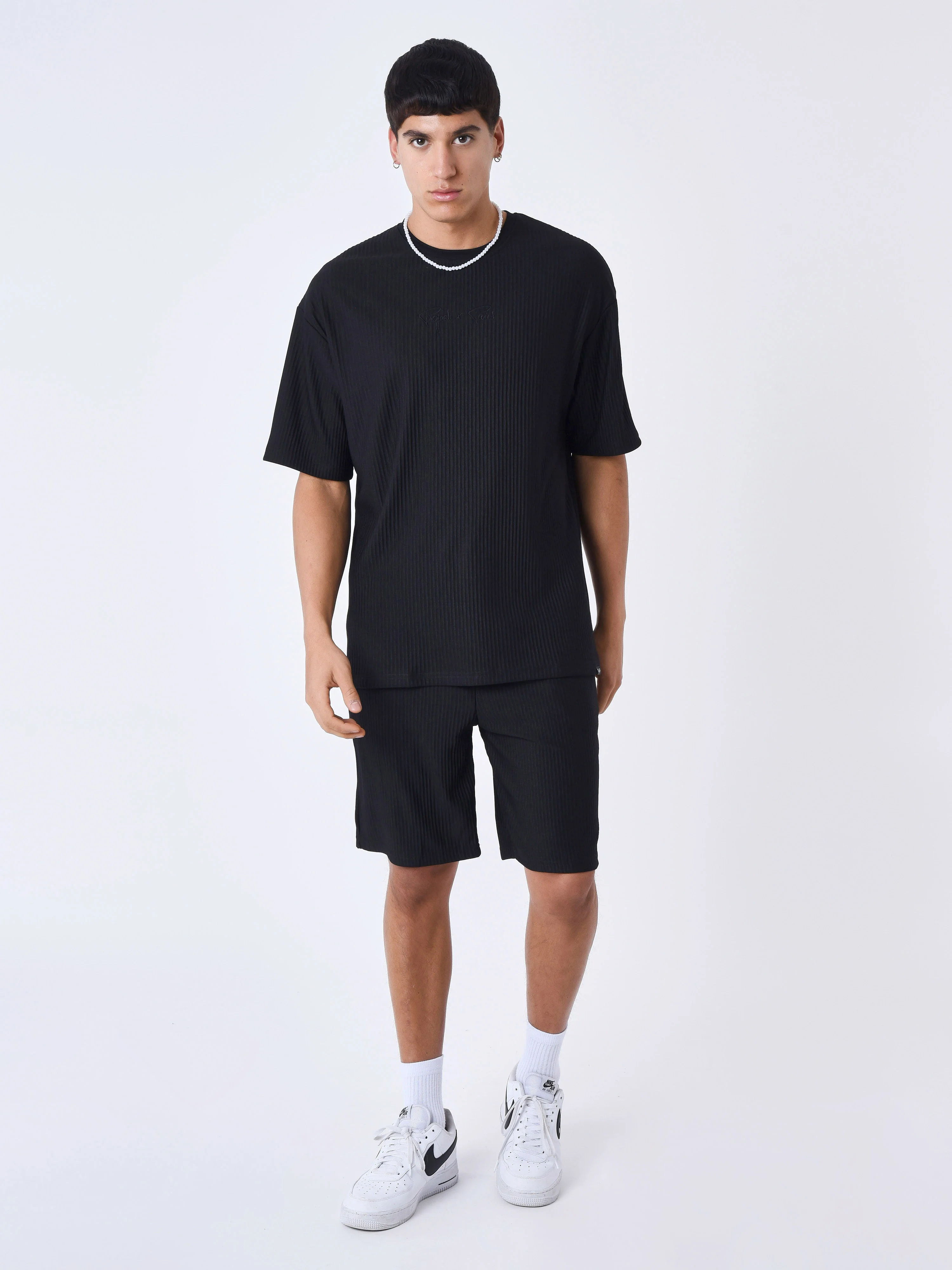 T-shirt uni texturé - Image 9