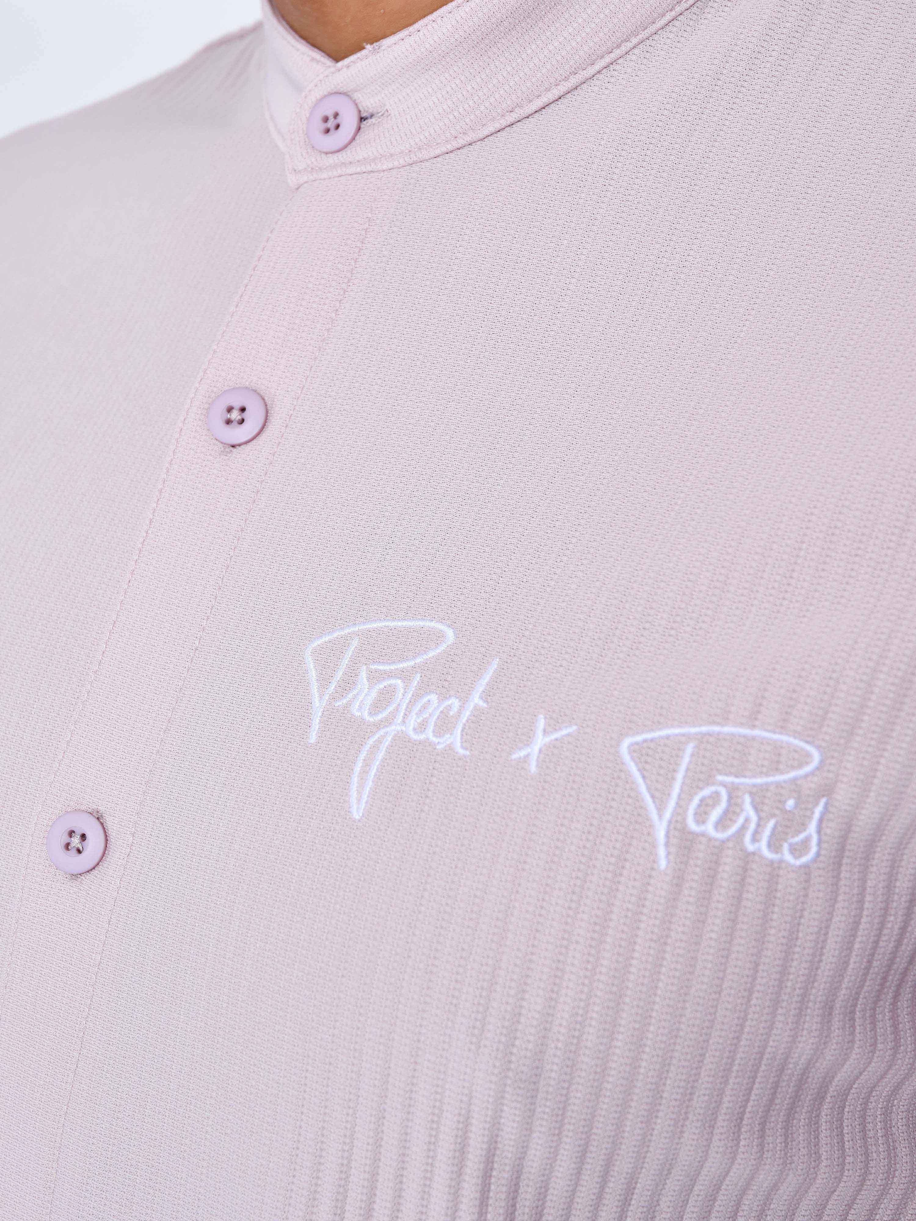 Chemise à manches courtes uni texturée - Image 6
