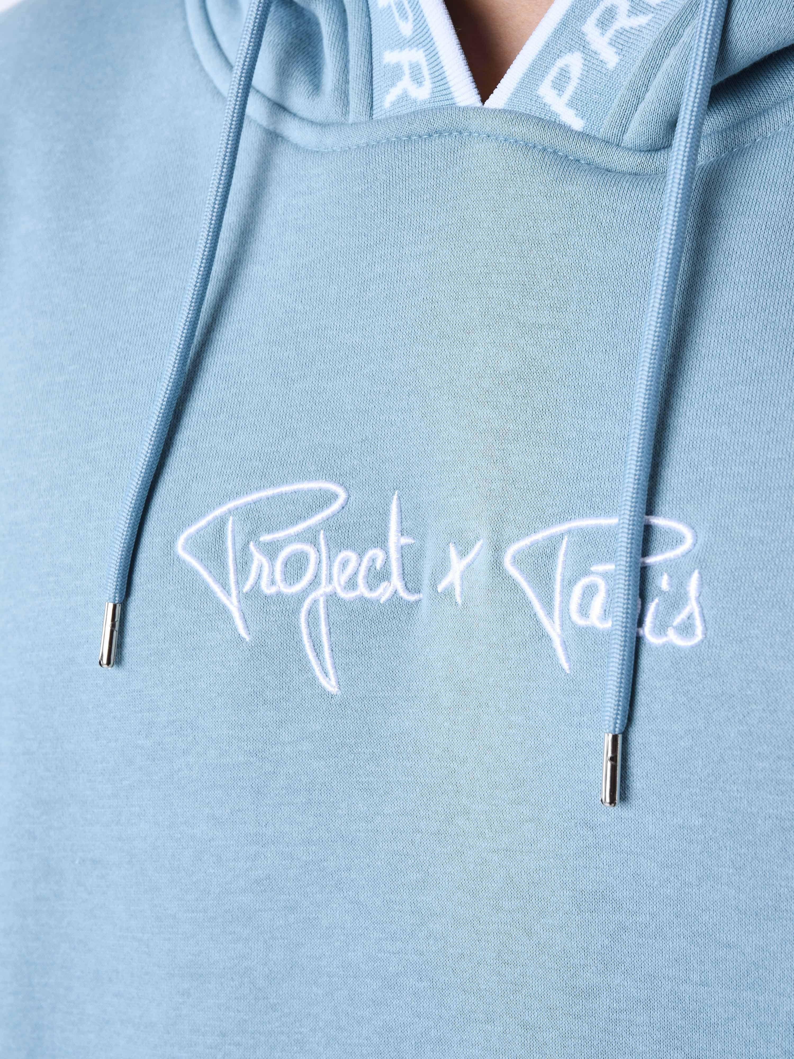 Sweat à Capuche Bord tricoter logoté - Image 12