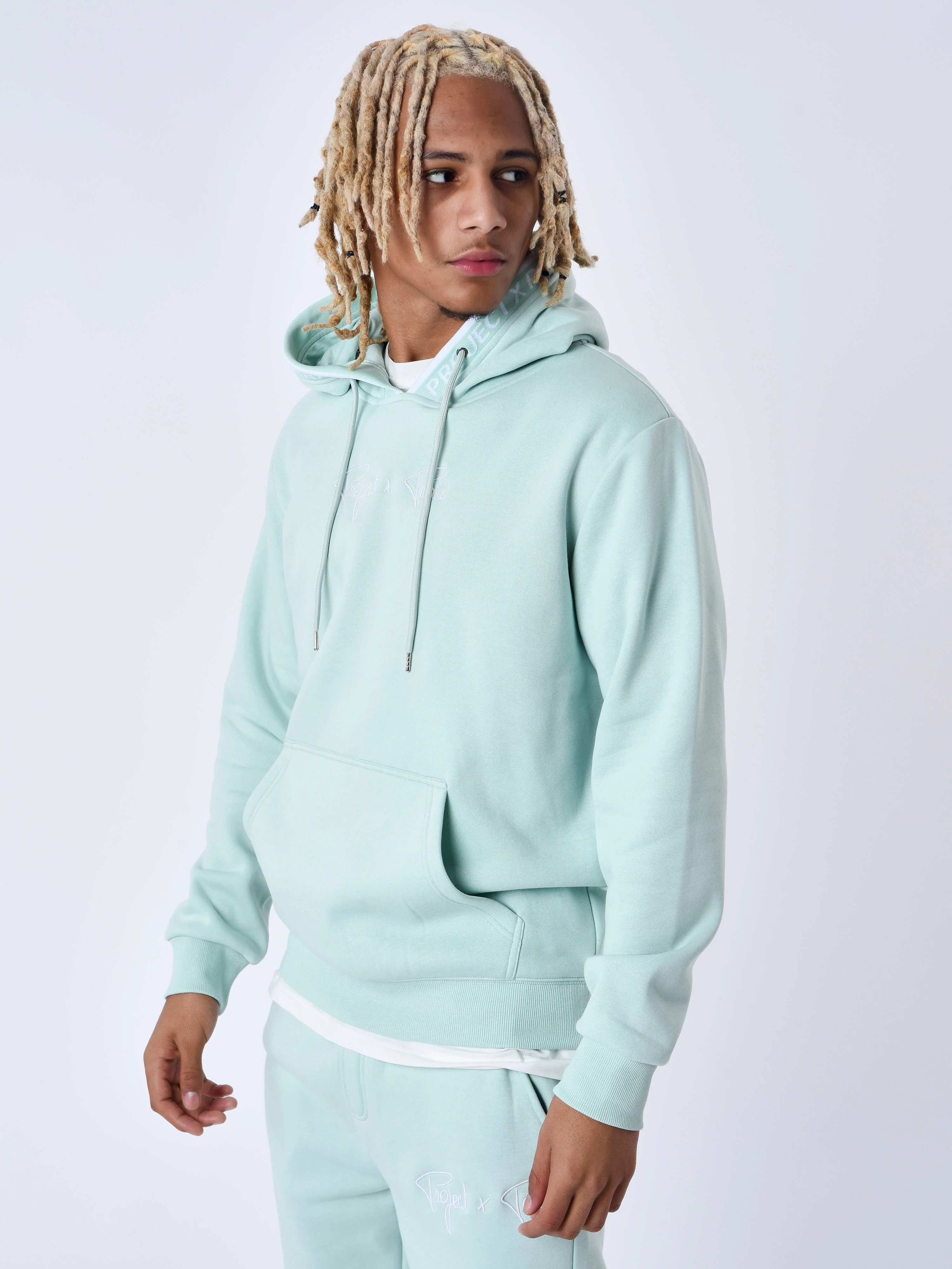 Sweat à Capuche Bord tricoter logoté - Image 16