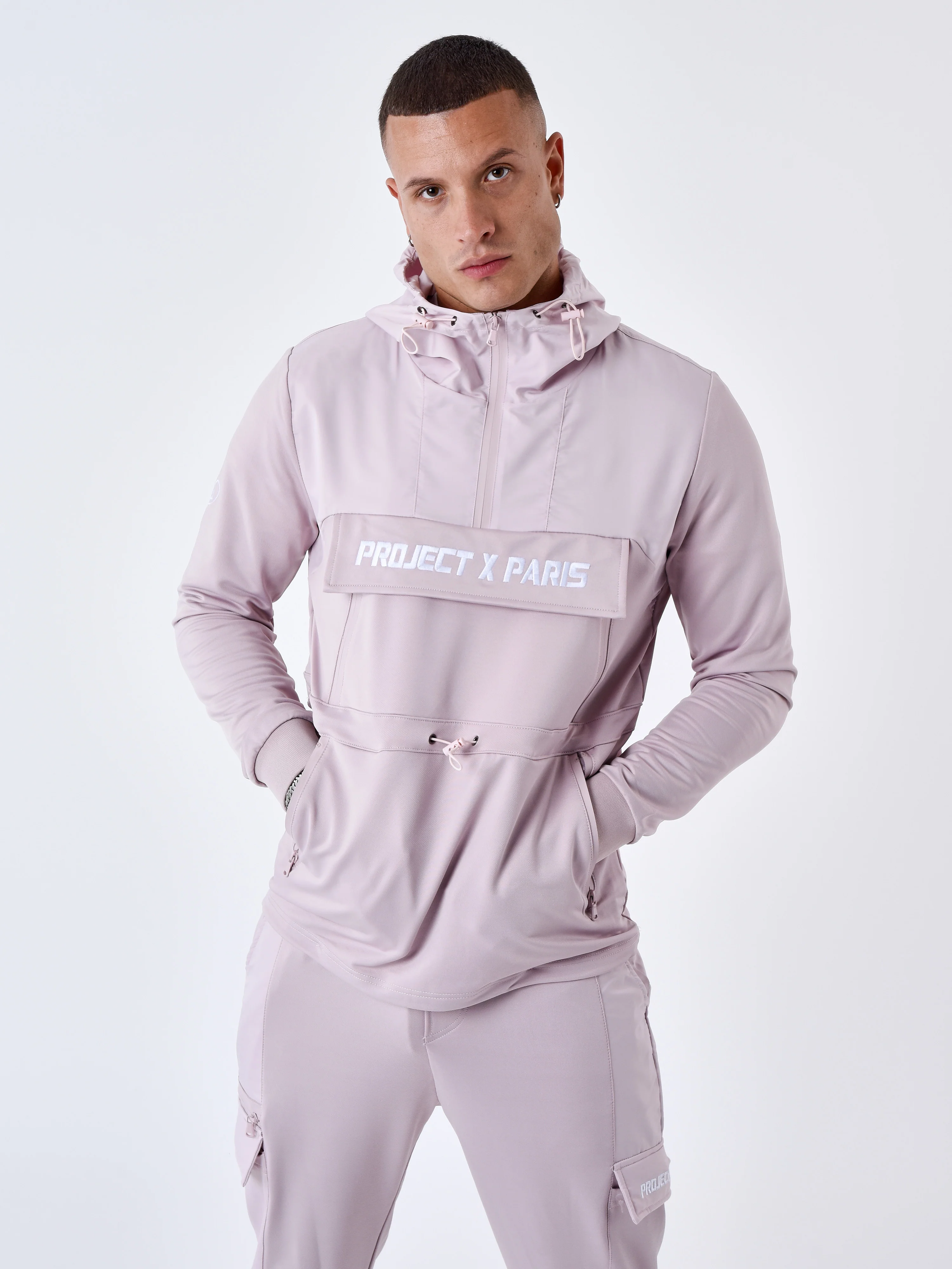 Sweat à Capuche style coupe vent - Image 2