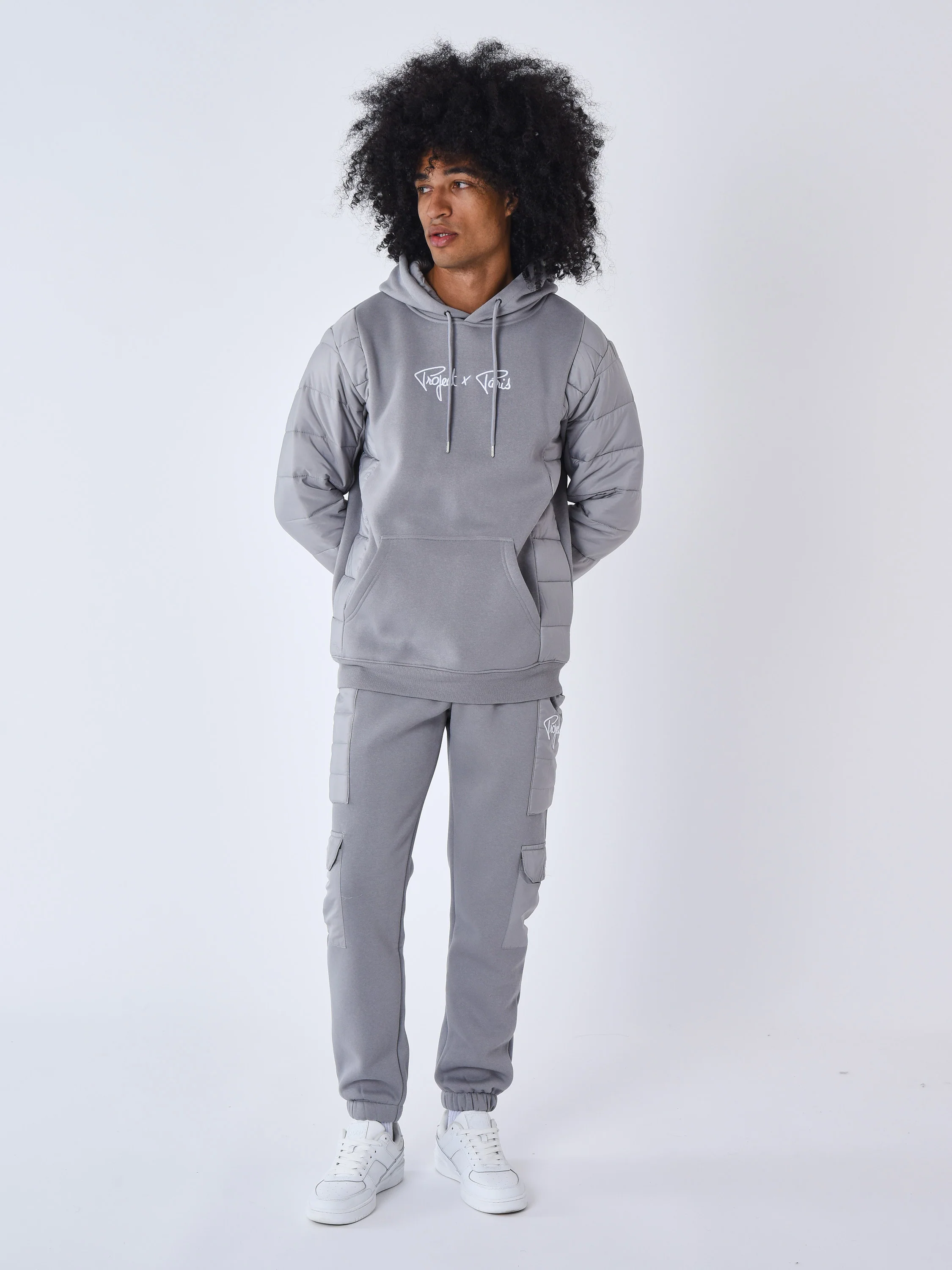 Sweat à Capuche avec empiècement bimatière - Image 5