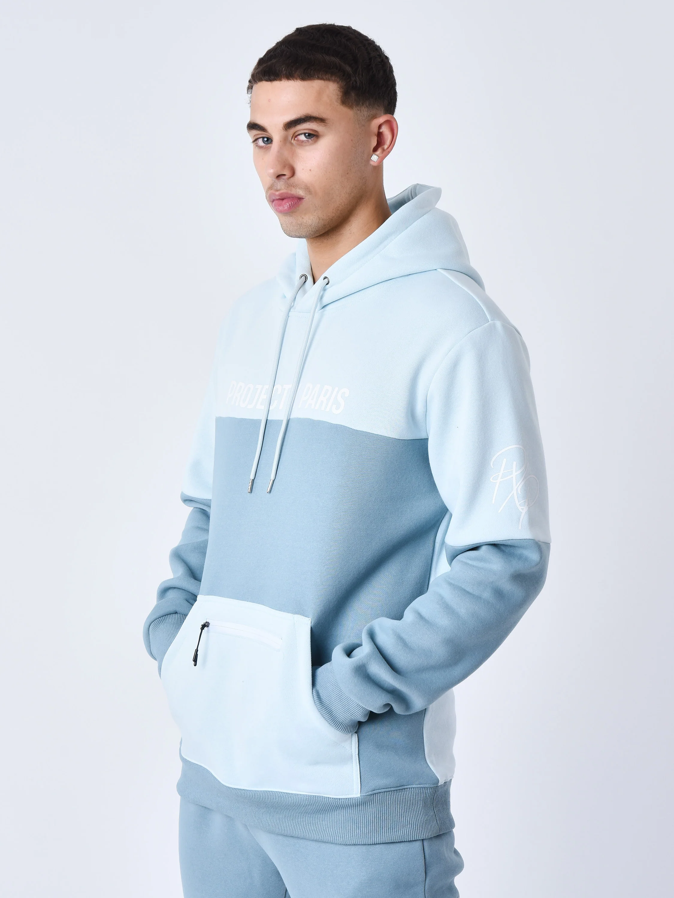 Sweat à Capuche colorblock - Image 4