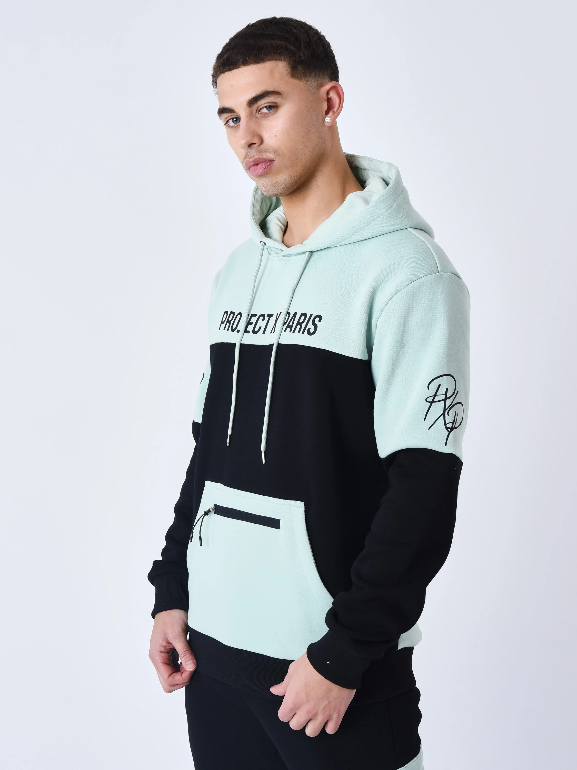 Sweat à Capuche colorblock - Image 3