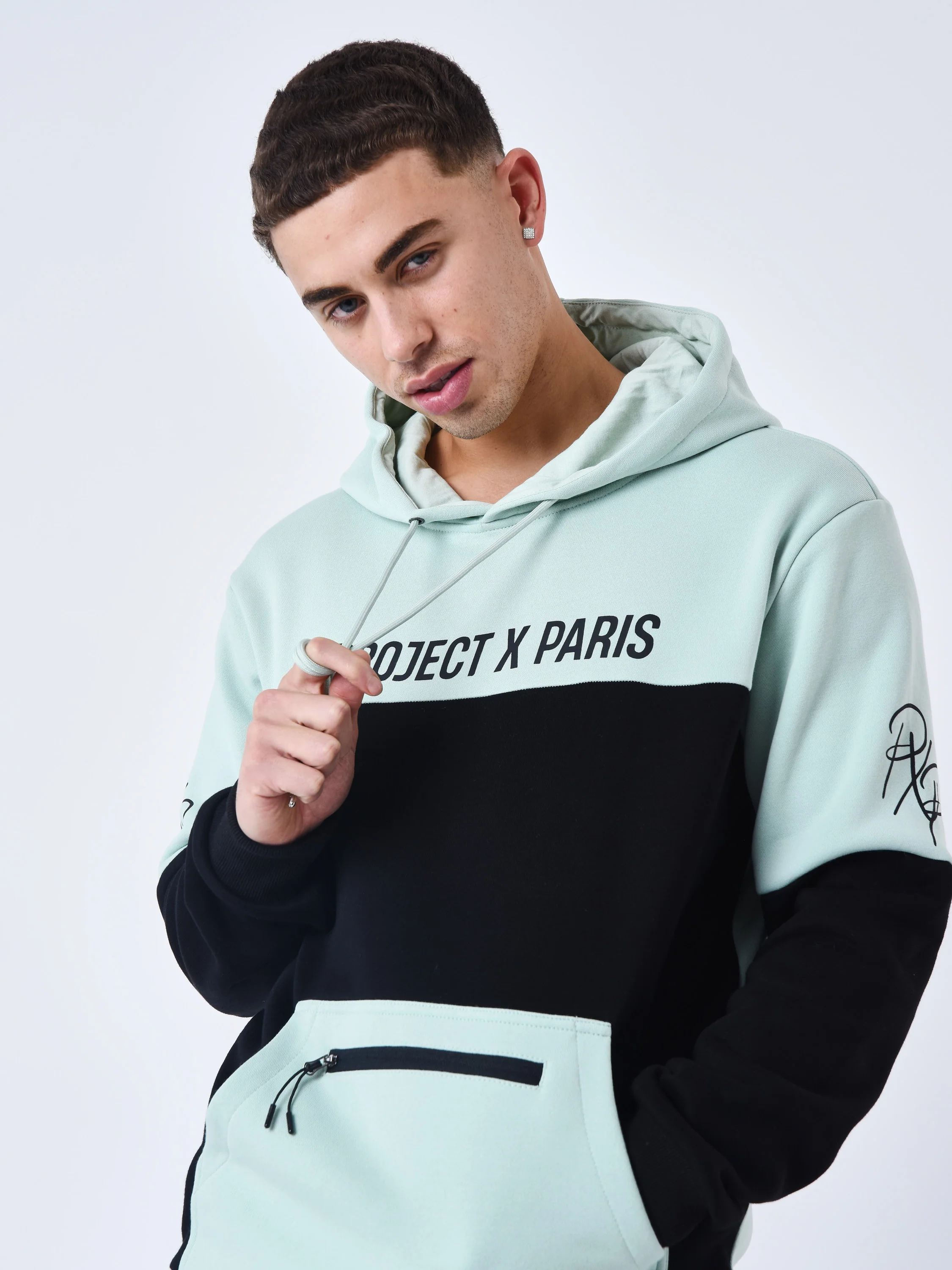 Sweat à Capuche colorblock - Image 4